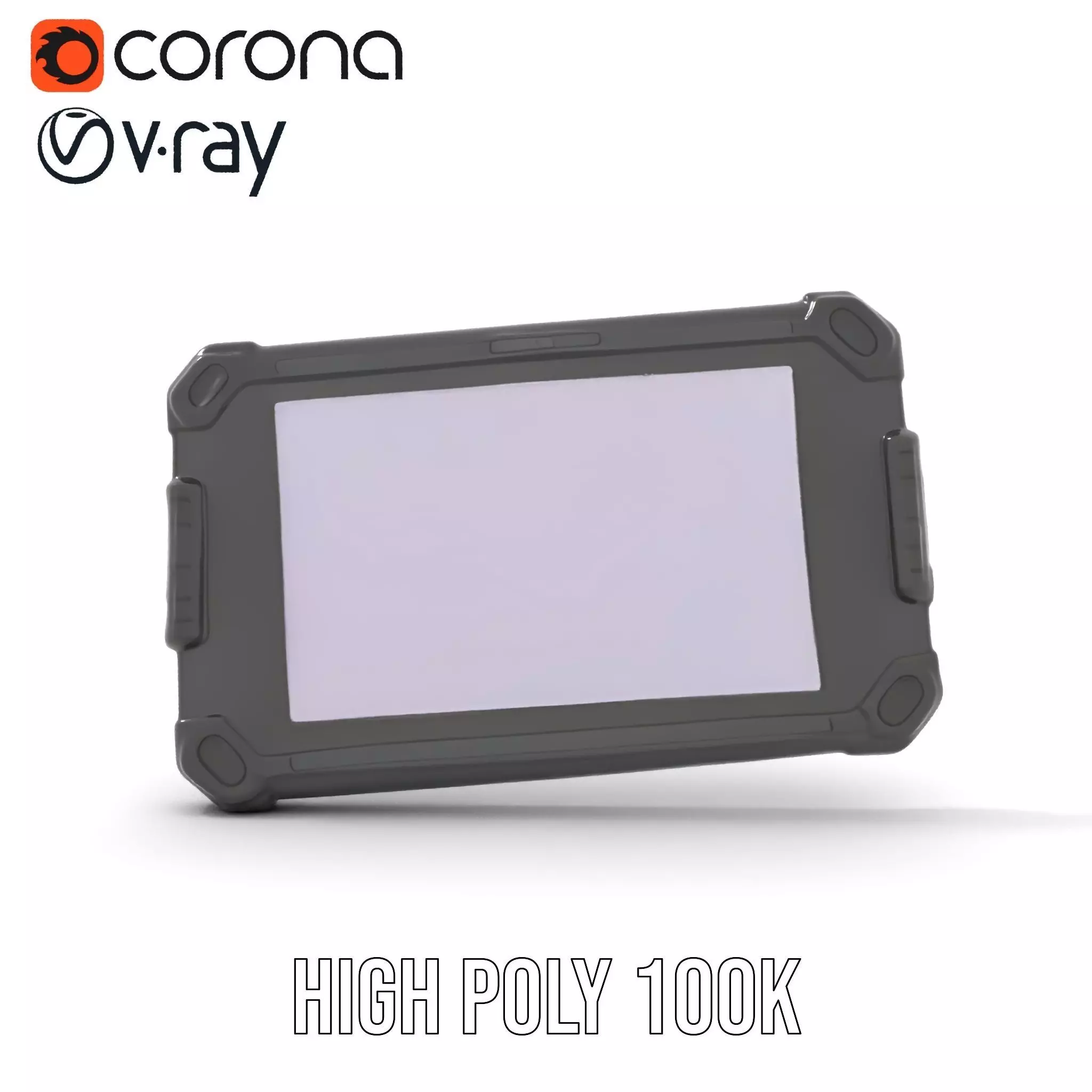 Rugged Tablet Model Pack Low-poly 3D model_24