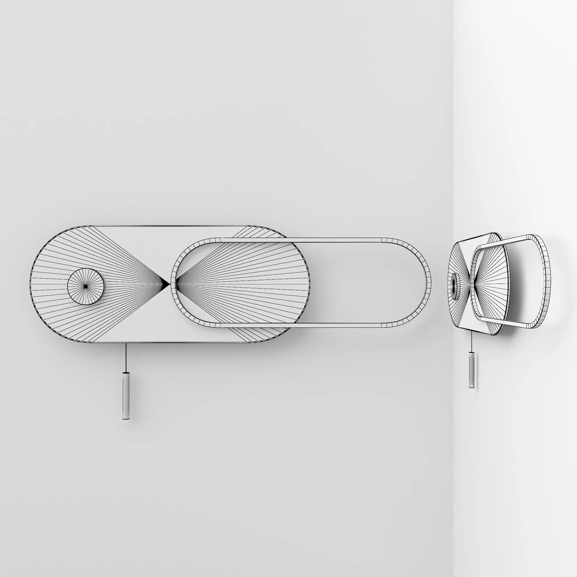 Cortellane Wall Light 3D model_1