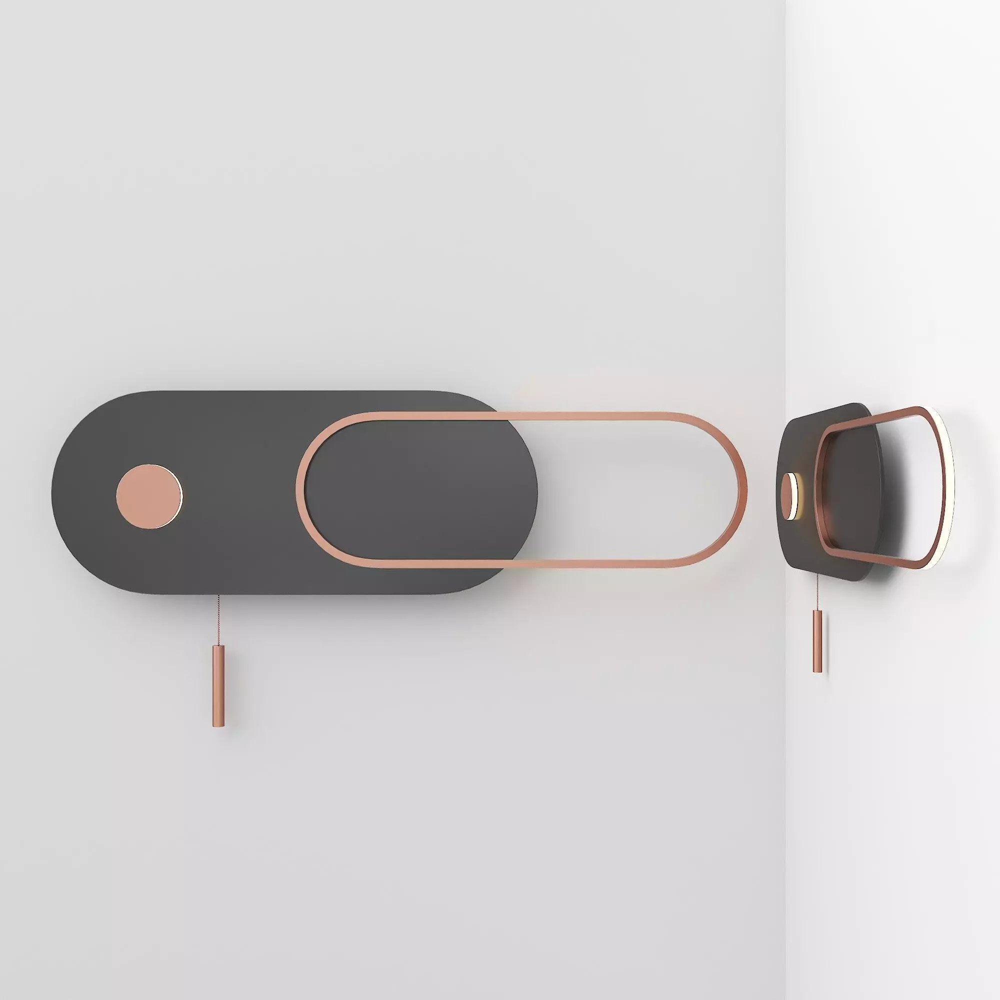 Cortellane Wall Light 3D model_0