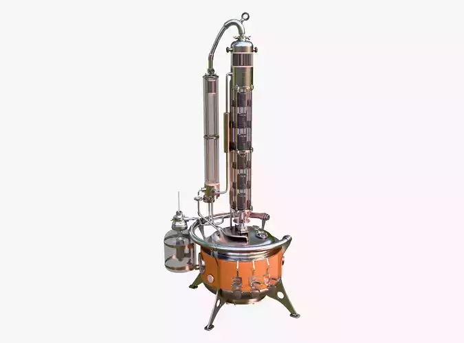 Craft Brewing Alcohol Still M1 3D model