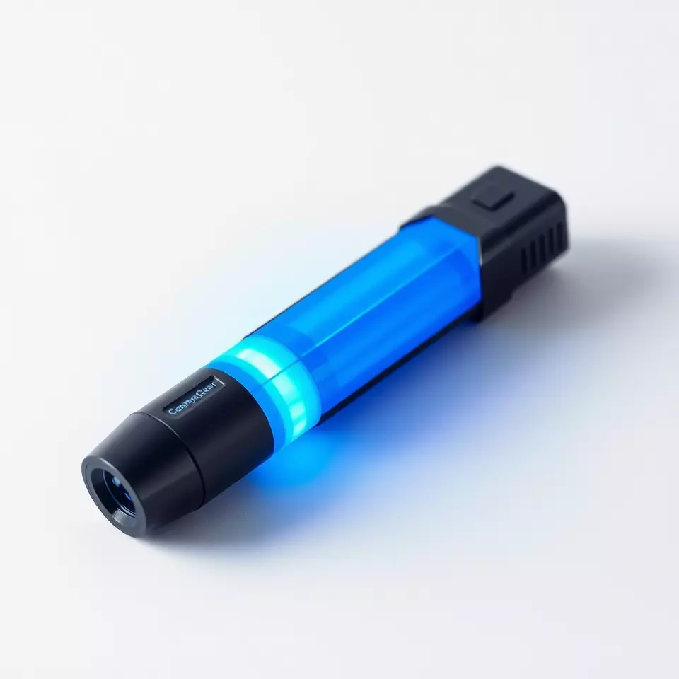 Futuristic Blue Light Pen model pack Low-poly 3D model_2