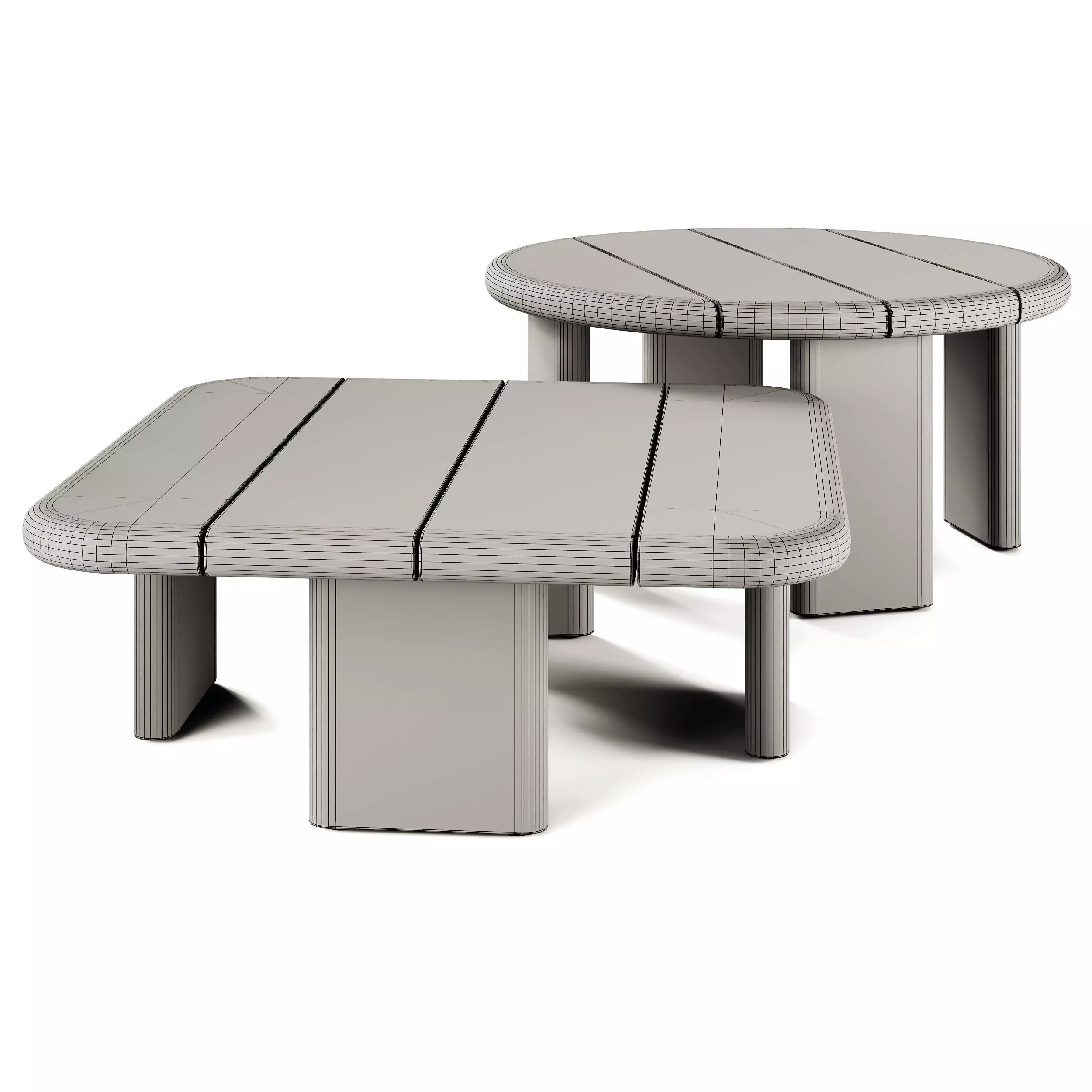 Sklum Famara Coffee Tables 3D model_9