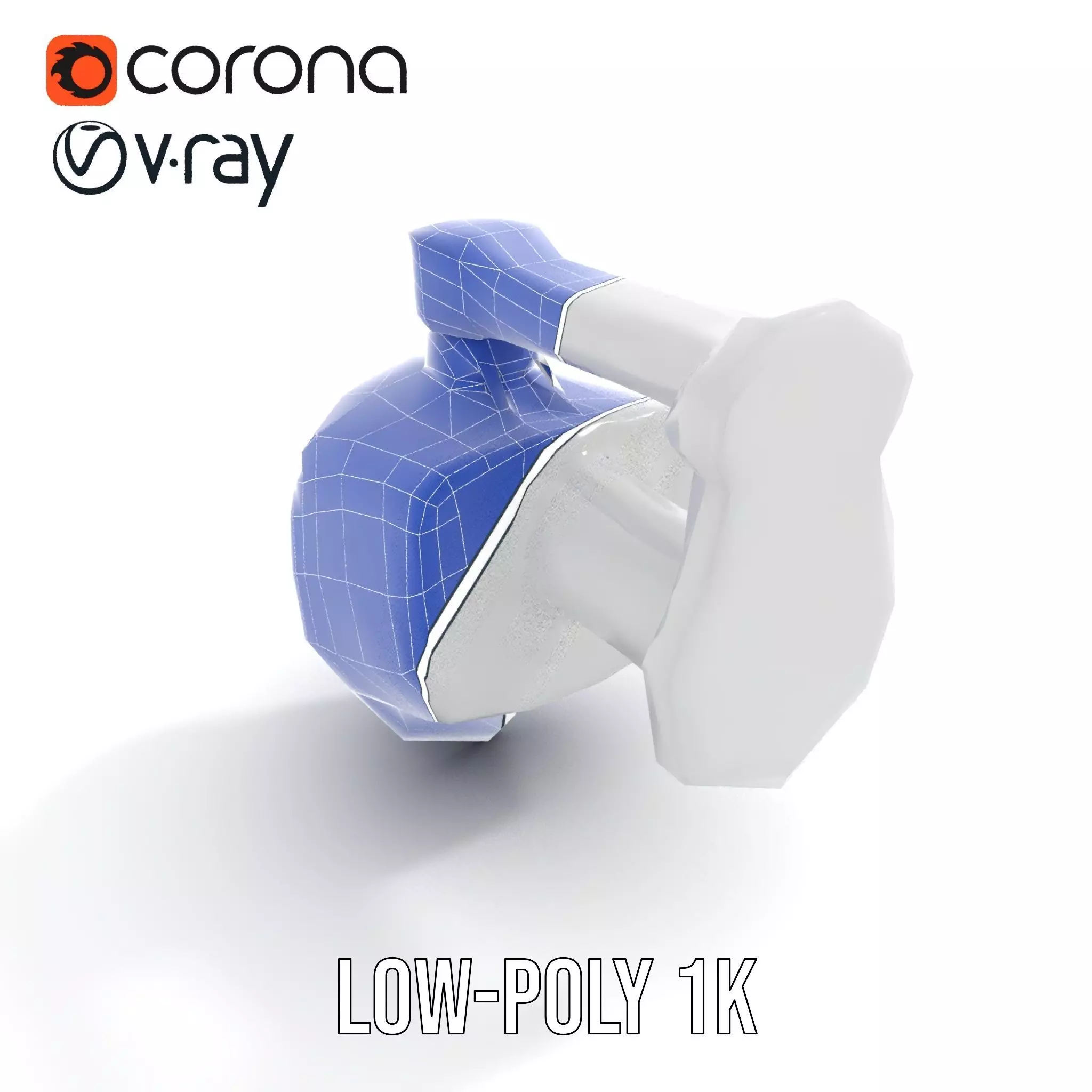 Security Camera Model Pack with Adjustable Wall Mount Low-poly 3D model_14