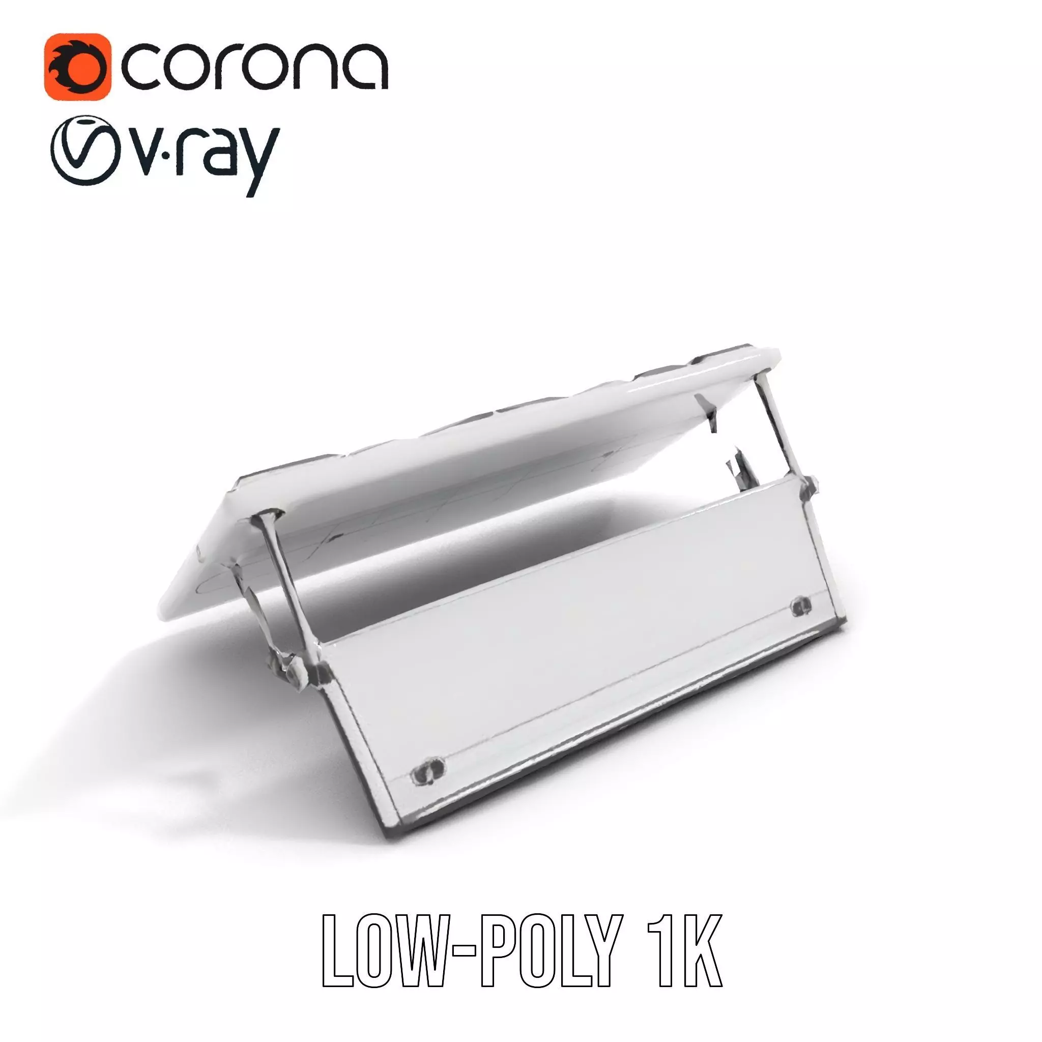 Solar Panel Adjustable Stand Model Pack Low-poly 3D model_18