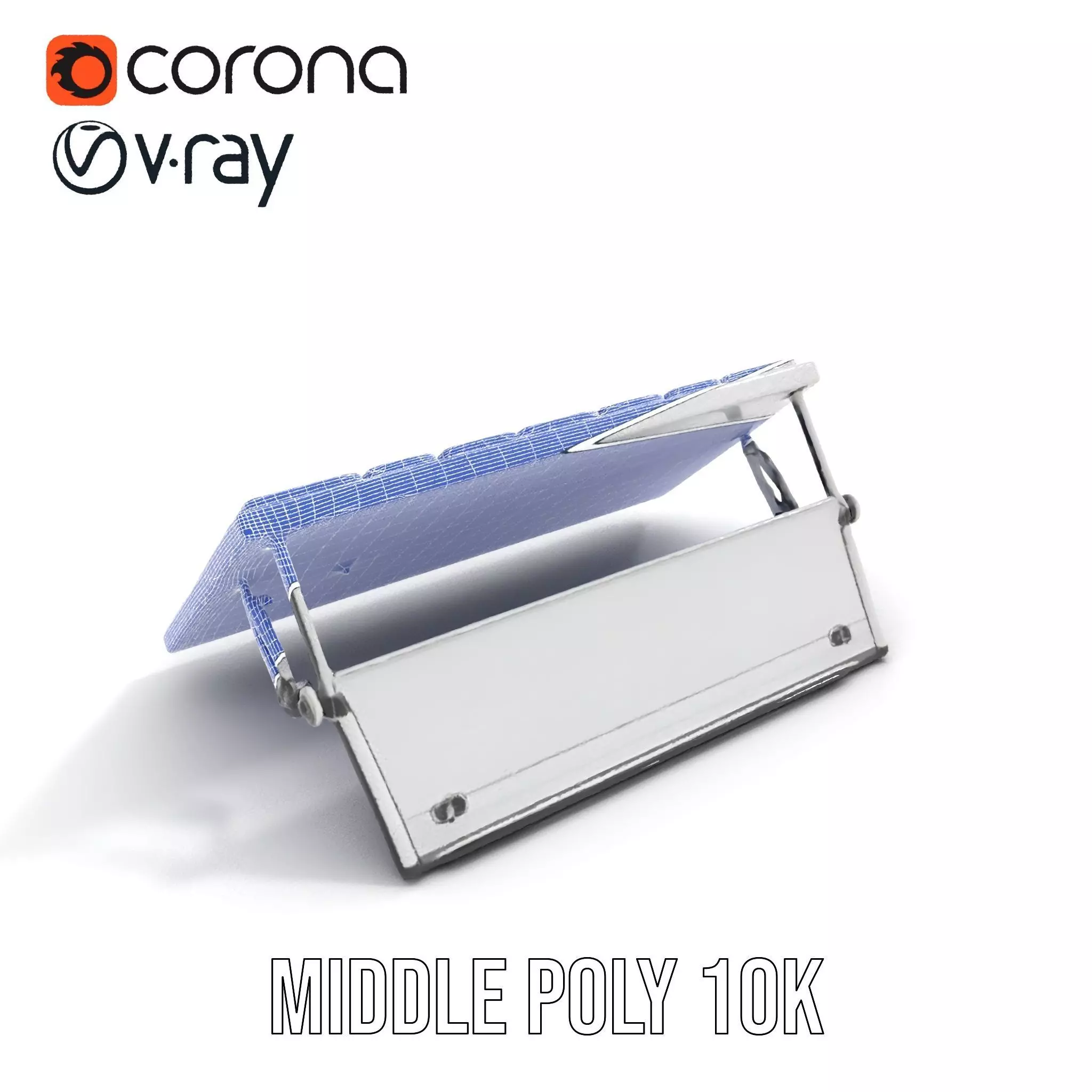 Solar Panel Adjustable Stand Model Pack Low-poly 3D model_19