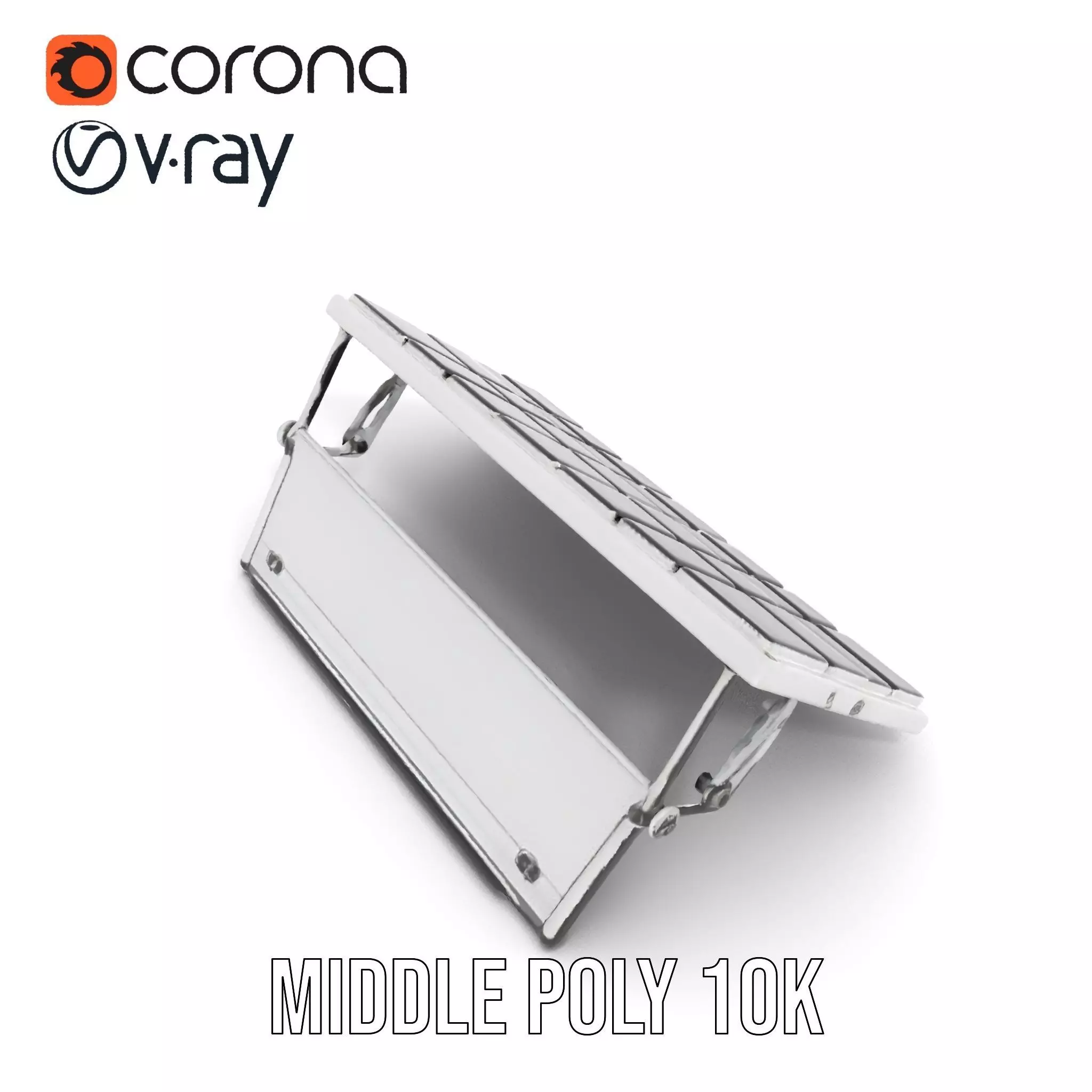 Solar Panel Adjustable Stand Model Pack Low-poly 3D model_6