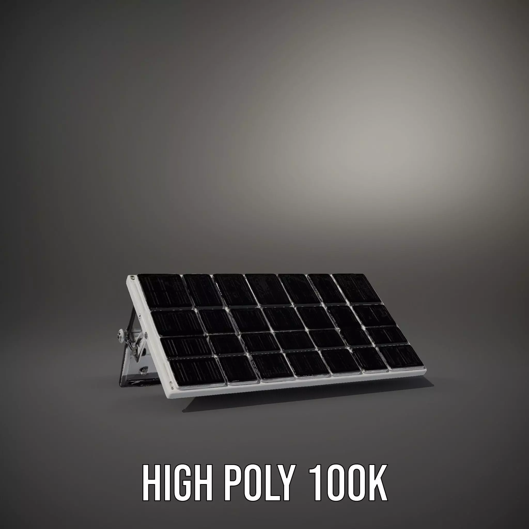 Solar Panel Adjustable Stand Model Pack Low-poly 3D model_9