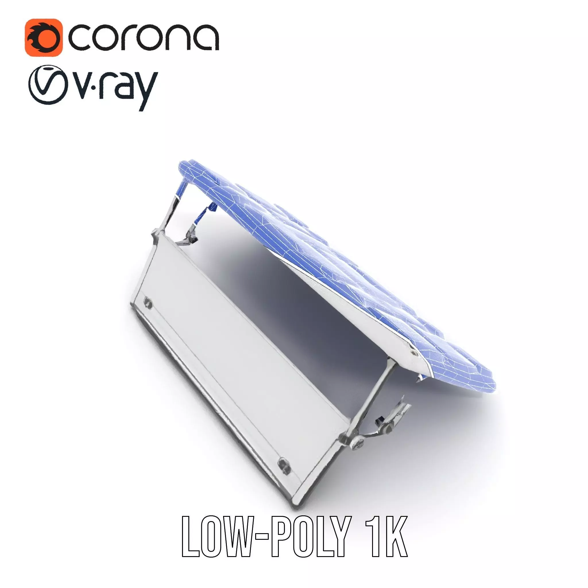 Solar Panel Adjustable Stand Model Pack Low-poly 3D model_26