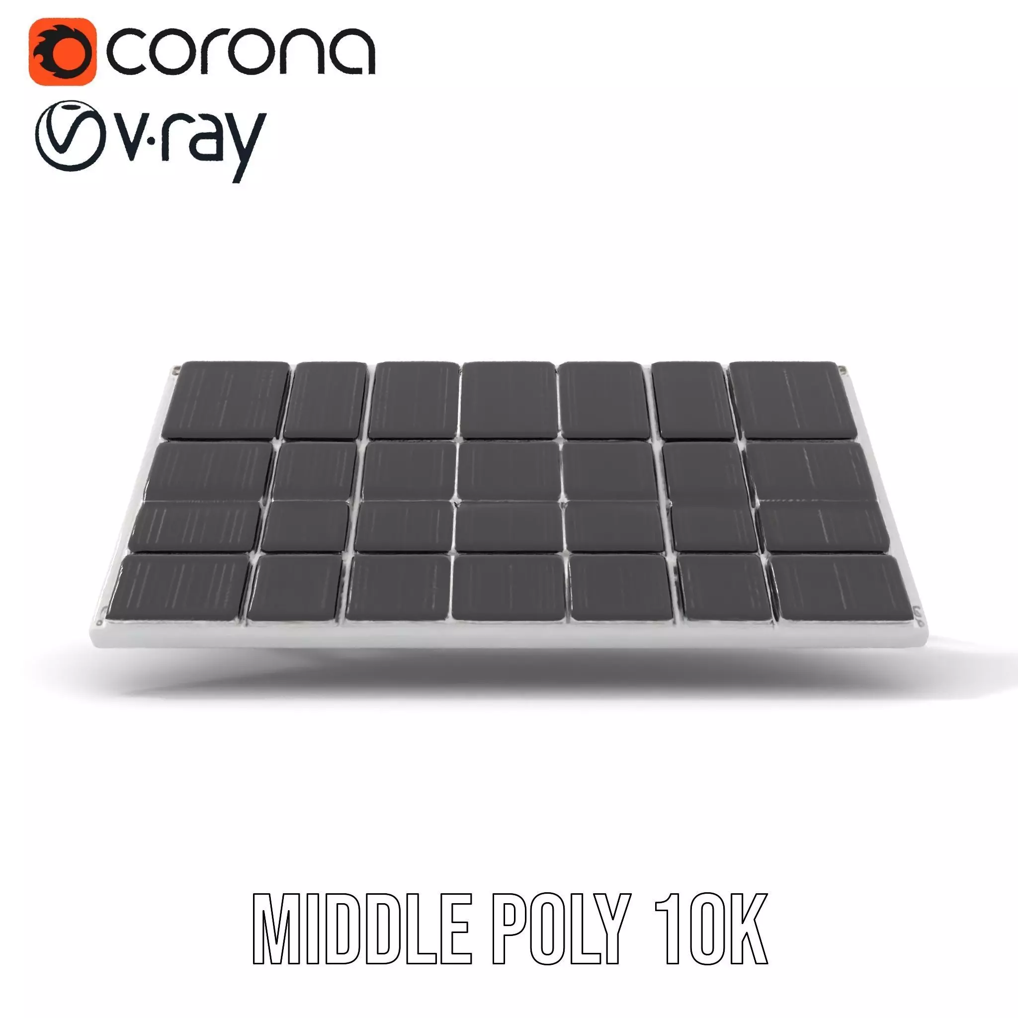 Solar Panel Adjustable Stand Model Pack Low-poly 3D model_27