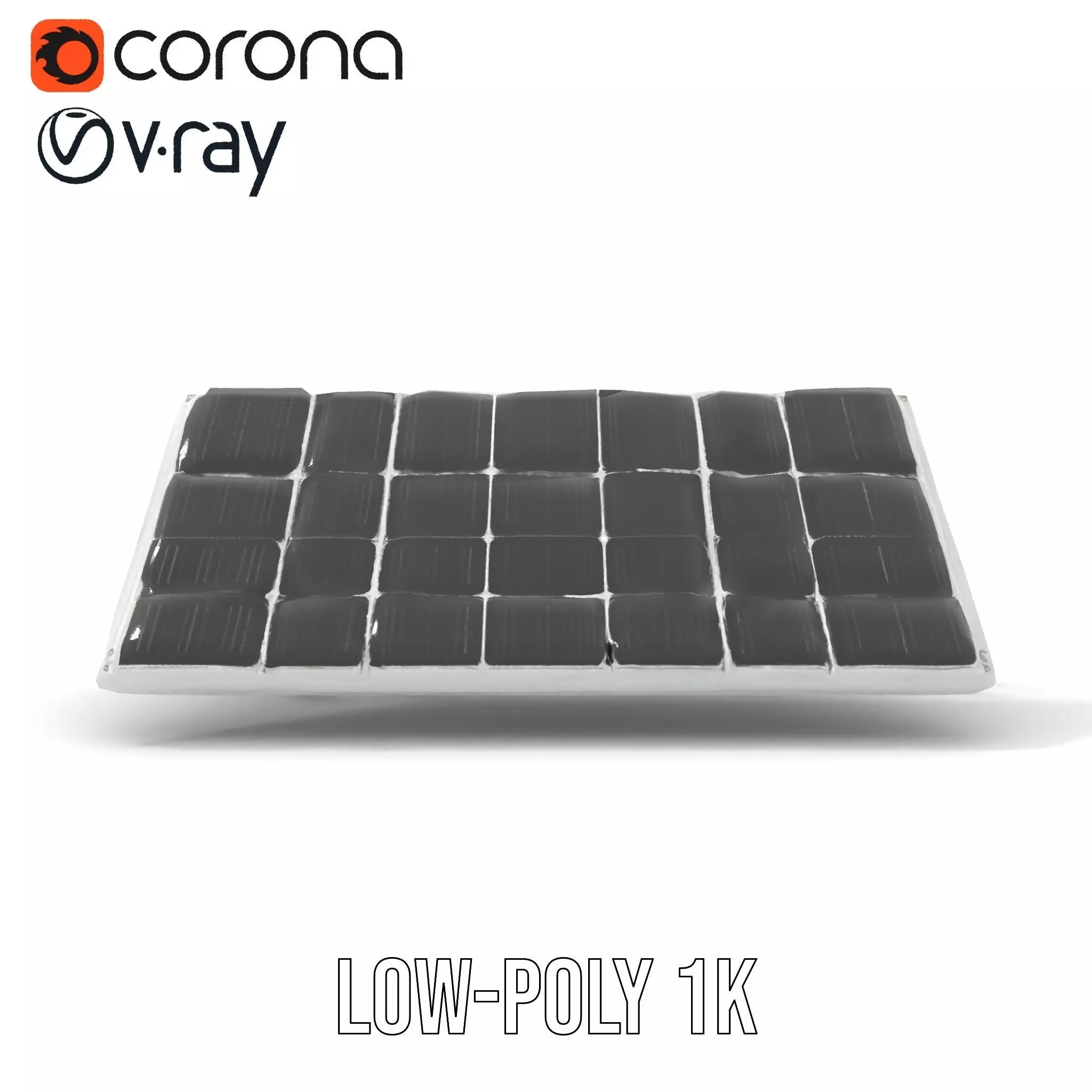 Solar Panel Adjustable Stand Model Pack Low-poly 3D model_13