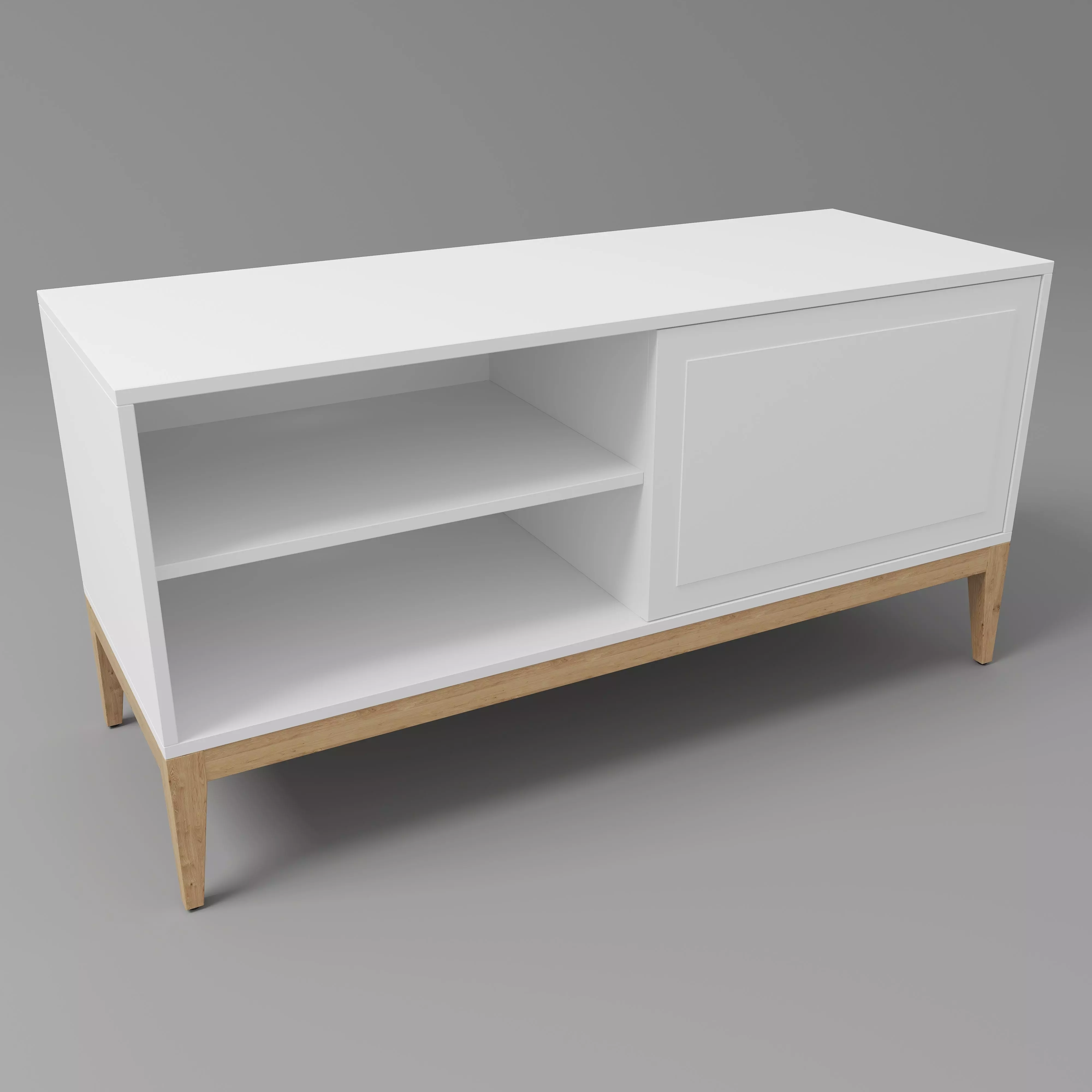 Classy Tv Unit 3D model_1