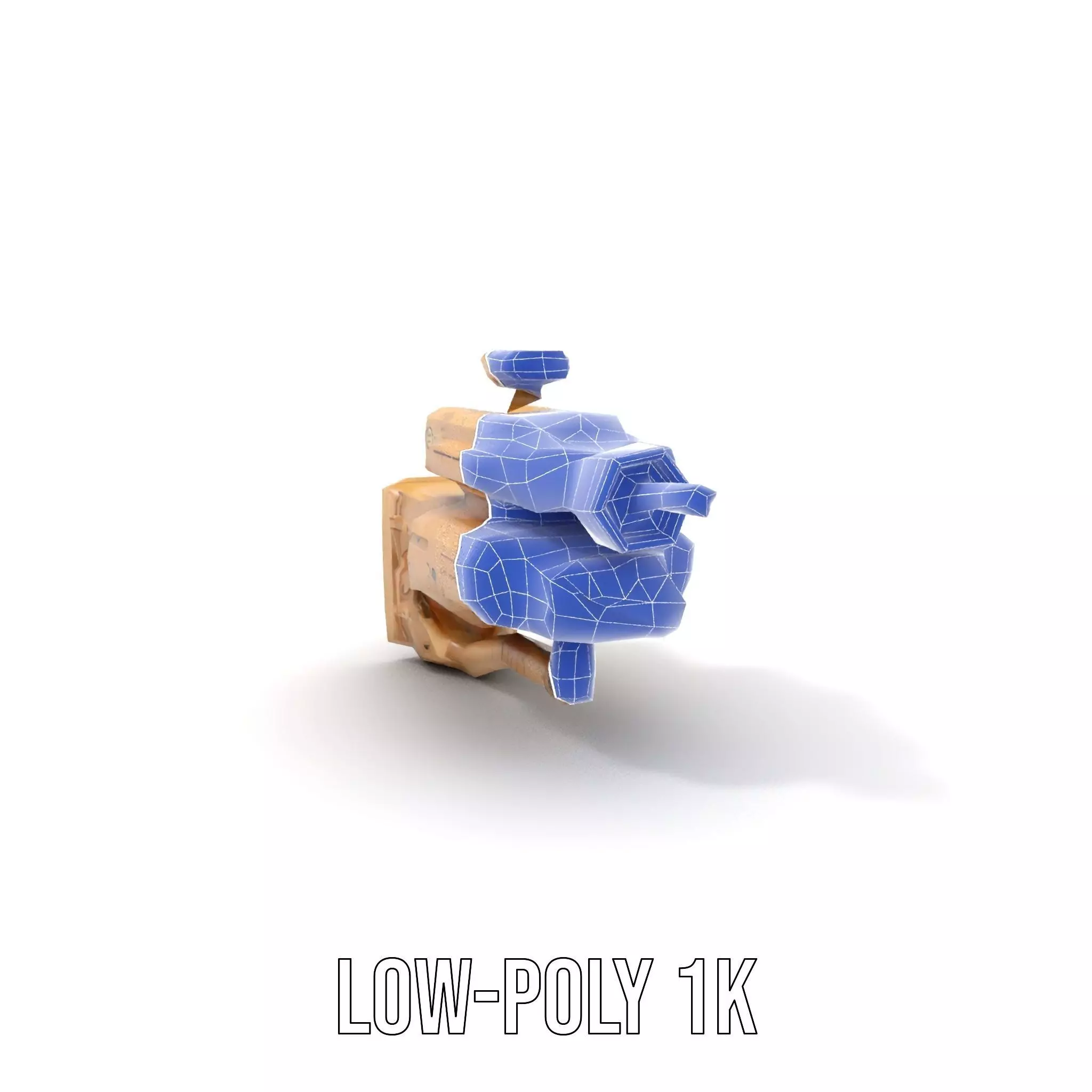 HighTech Surveillance Turret Model Pack Low-poly 3D model_25