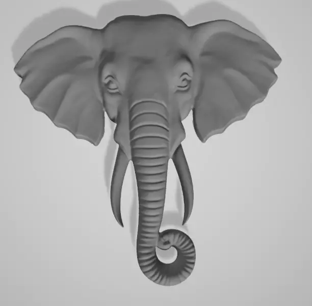 ELEPHANT HEAD 3D print model