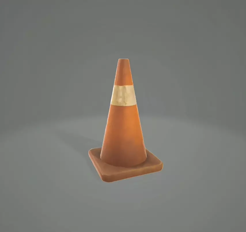 Vol 1 Vintage Construction Props Pack  10 Pieces Low-poly 3D model_7