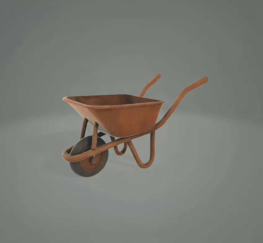 Vol 1 Vintage Construction Props Pack  10 Pieces Low-poly 3D model_2