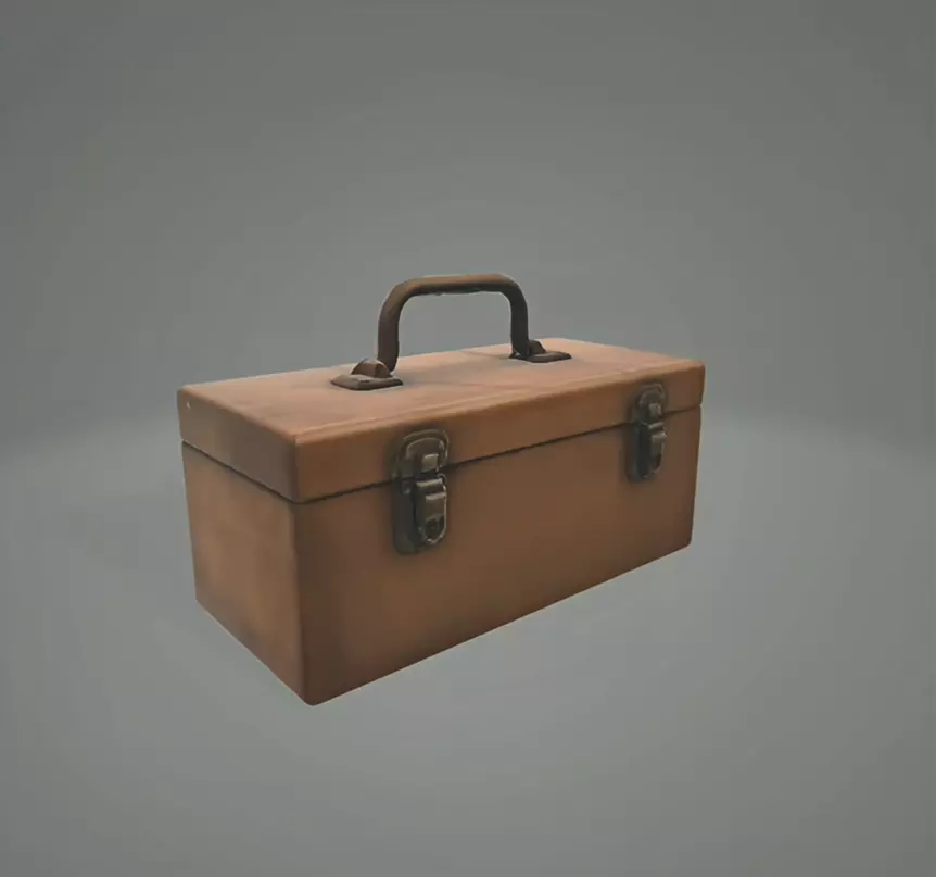 Vol 1 Vintage Construction Props Pack  10 Pieces Low-poly 3D model_3