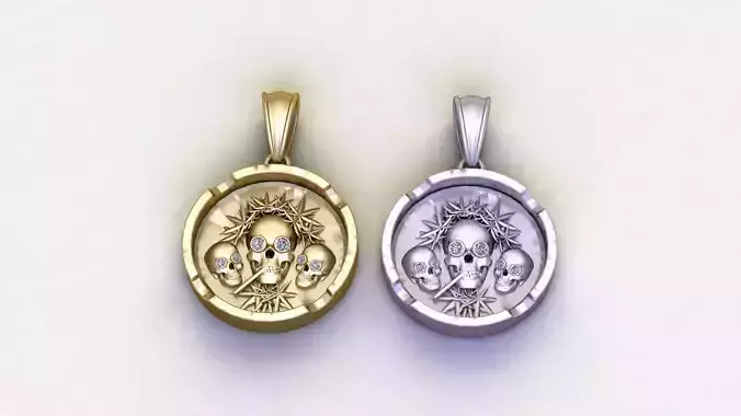 ROUND FACES PENDANT