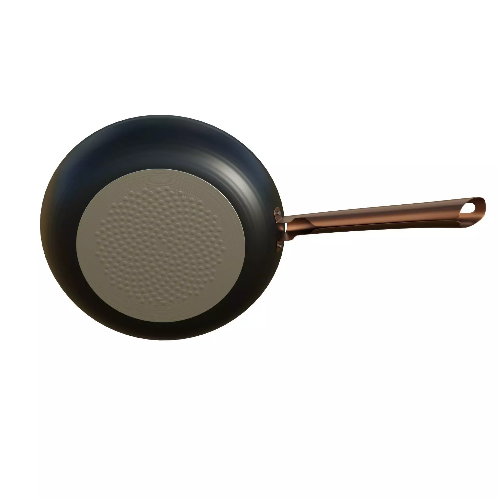 Frying Pan Low-poly 3D model_8