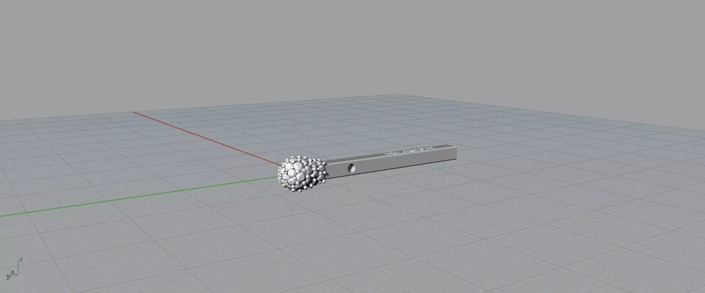 Pendant a match 3D print model_8