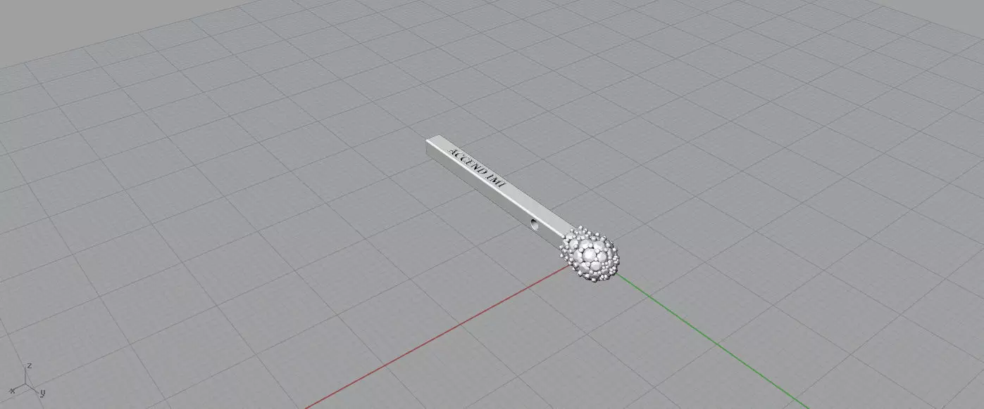 Pendant a match 3D print model_6