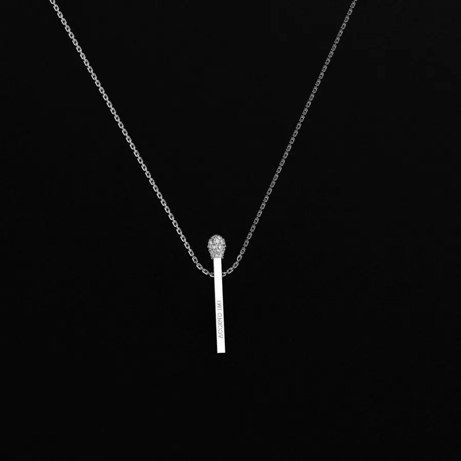 Pendant a match 3D print model_1