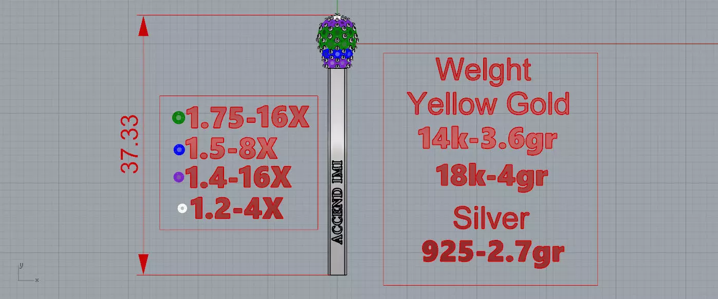 Pendant a match 3D print model_3