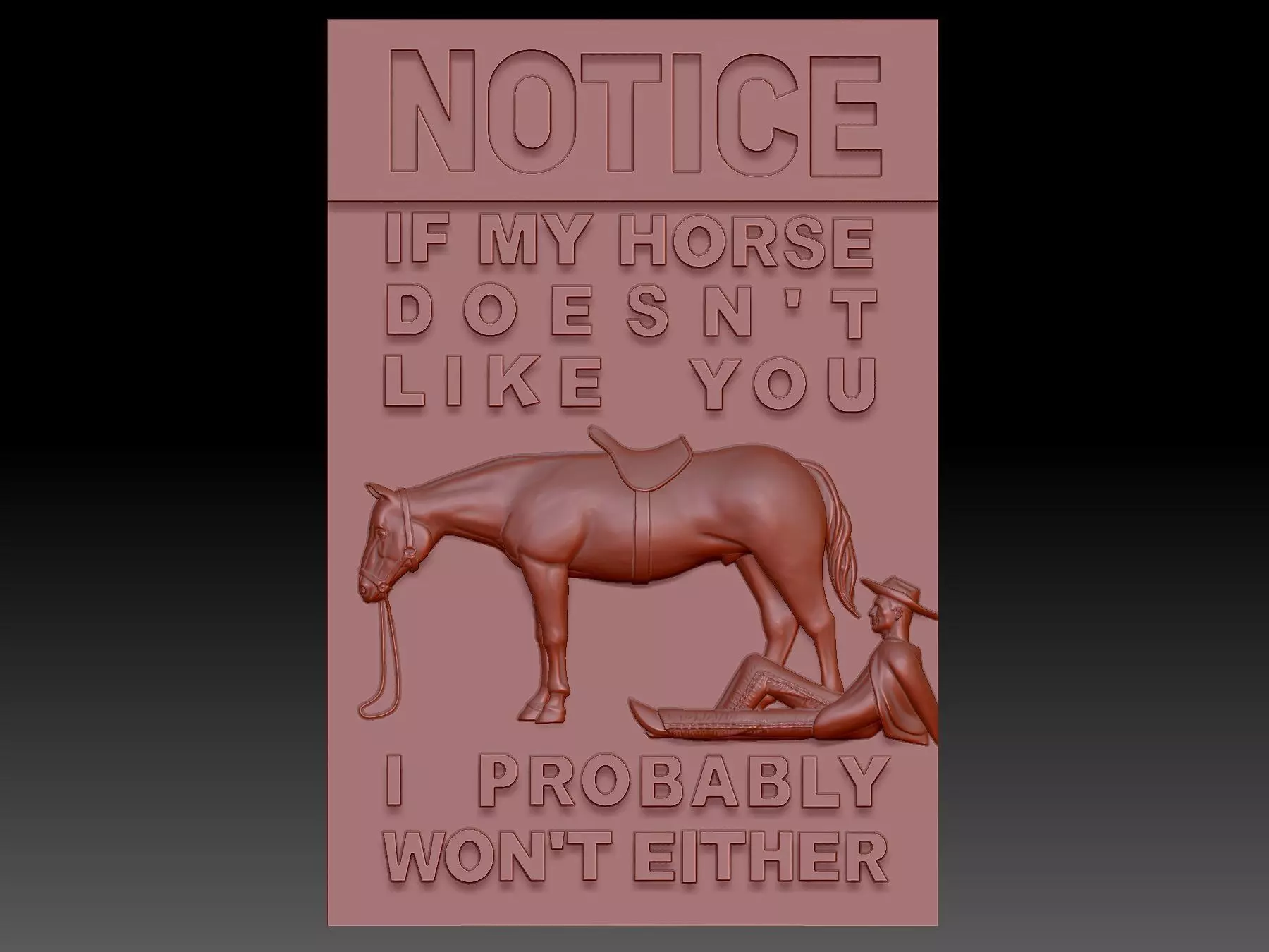 notice 3D print model