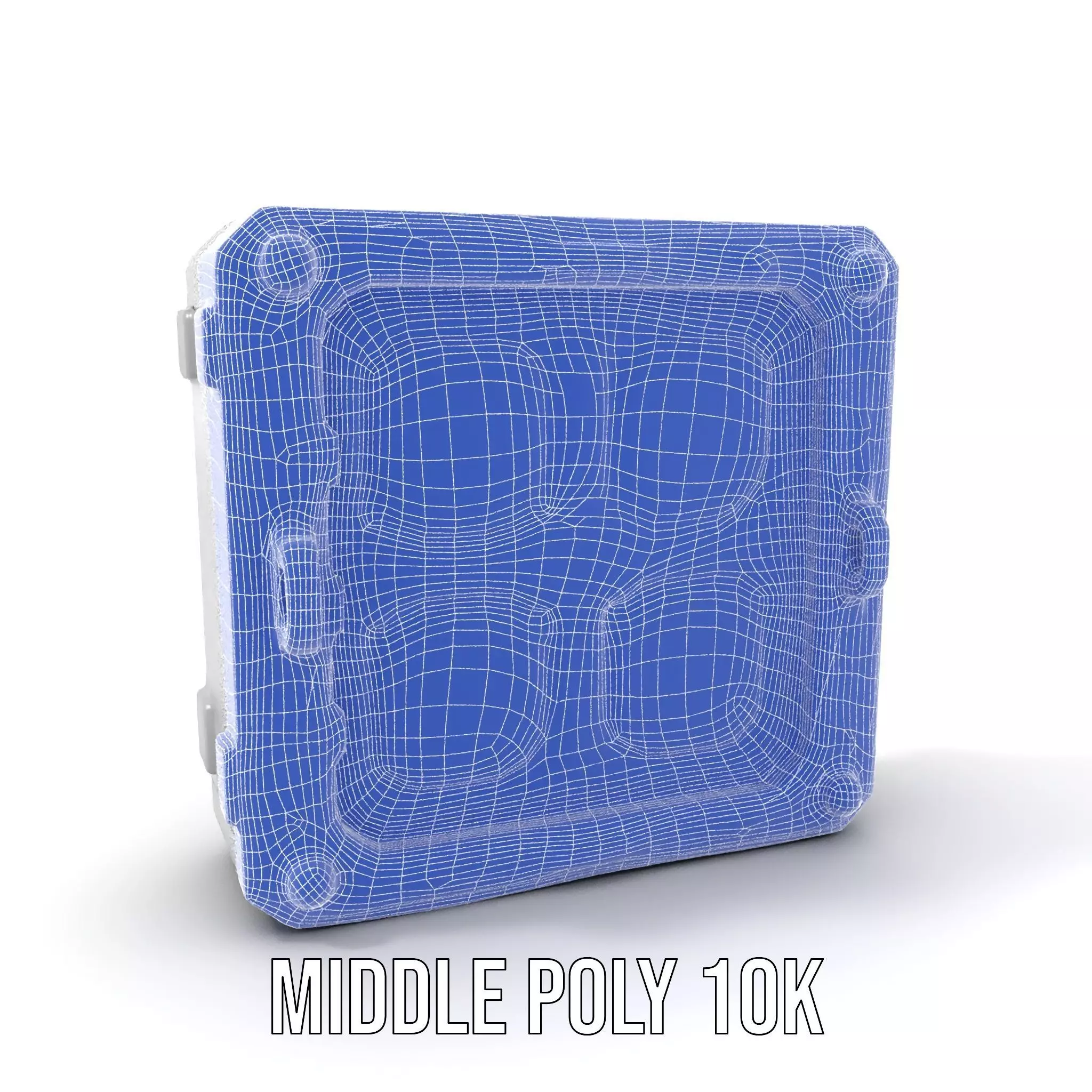 SciFi Vault Door Model Pack with Red LED Lights Low-poly 3D model_16