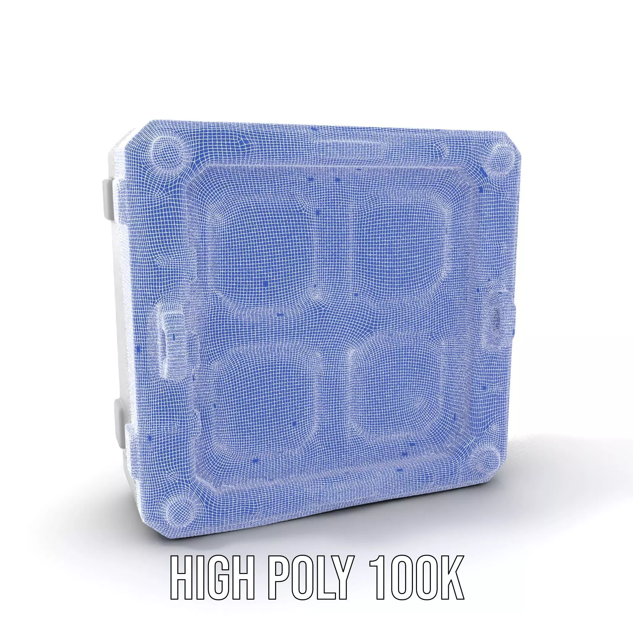 SciFi Vault Door Model Pack with Red LED Lights Low-poly 3D model_4