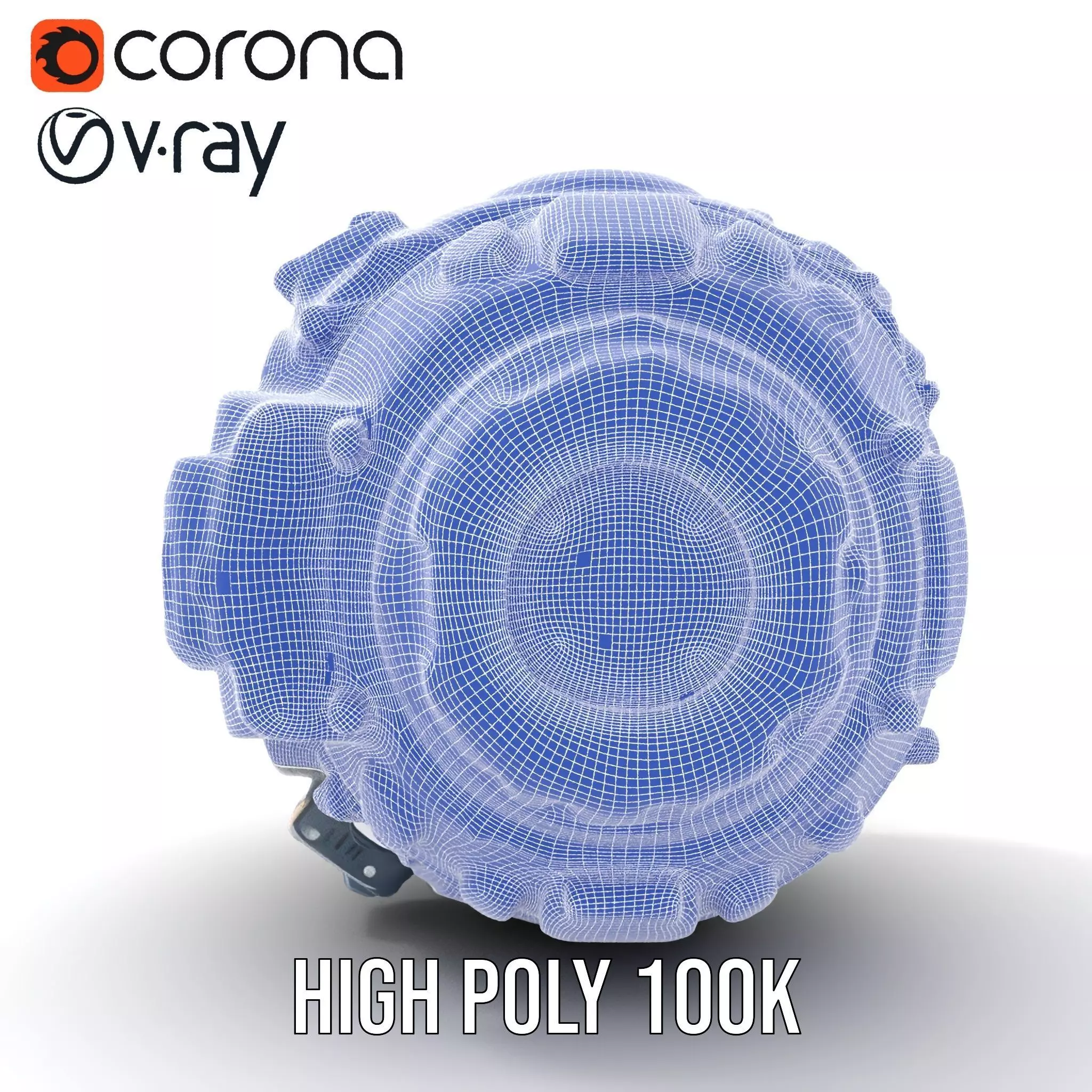 Futuristic Spherical Device Model Pack Low-poly 3D model_34