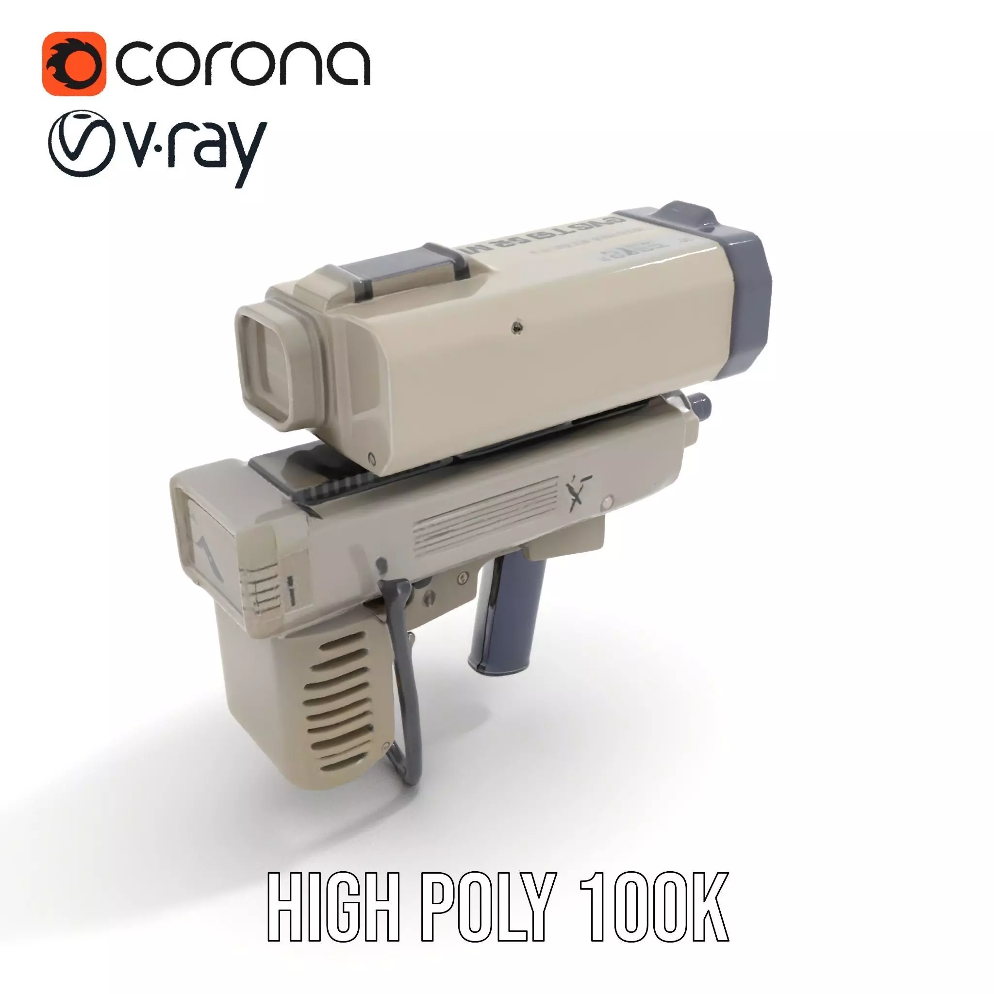 Tactical Targeting System Model Pack Low-poly 3D model_20