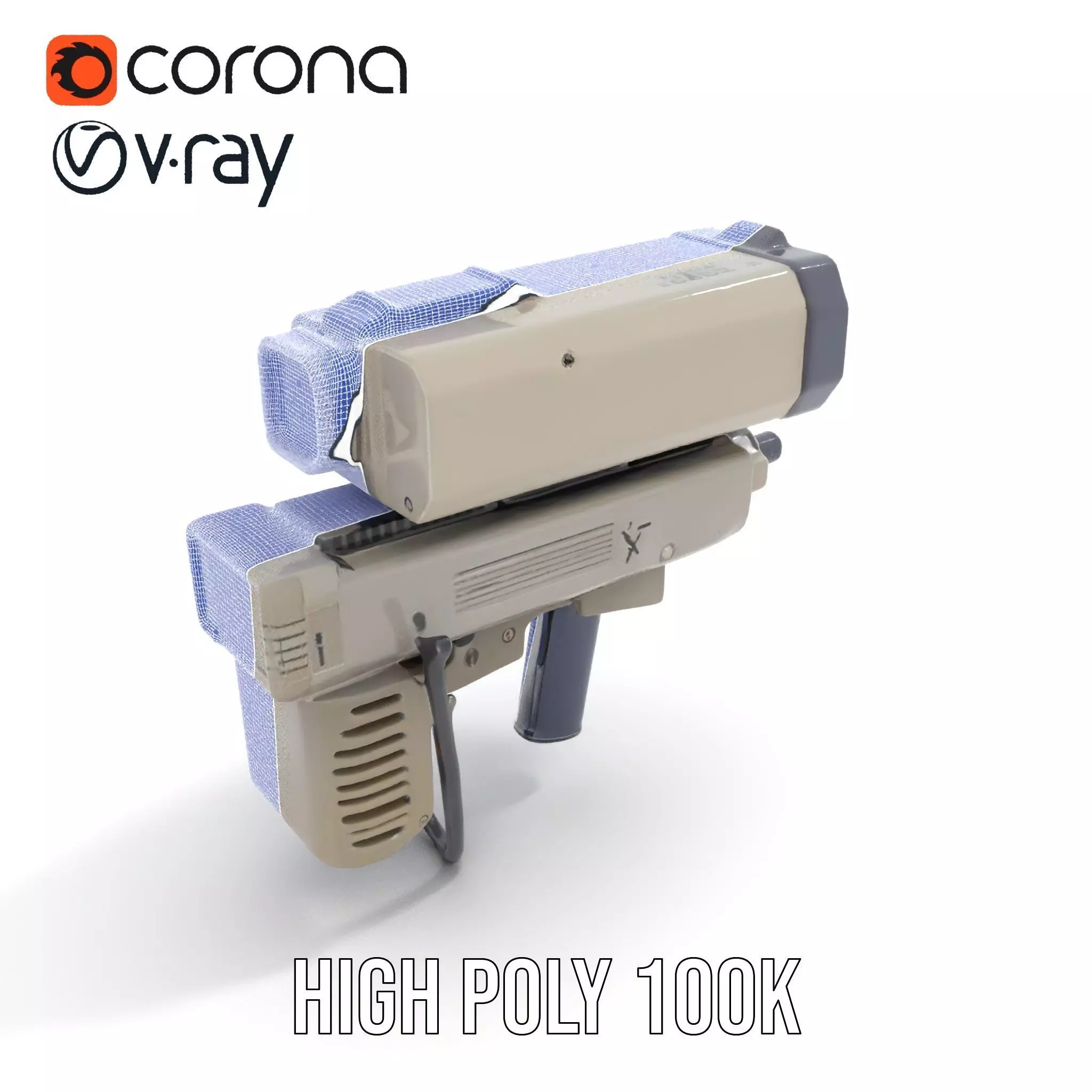 Tactical Targeting System Model Pack Low-poly 3D model_32