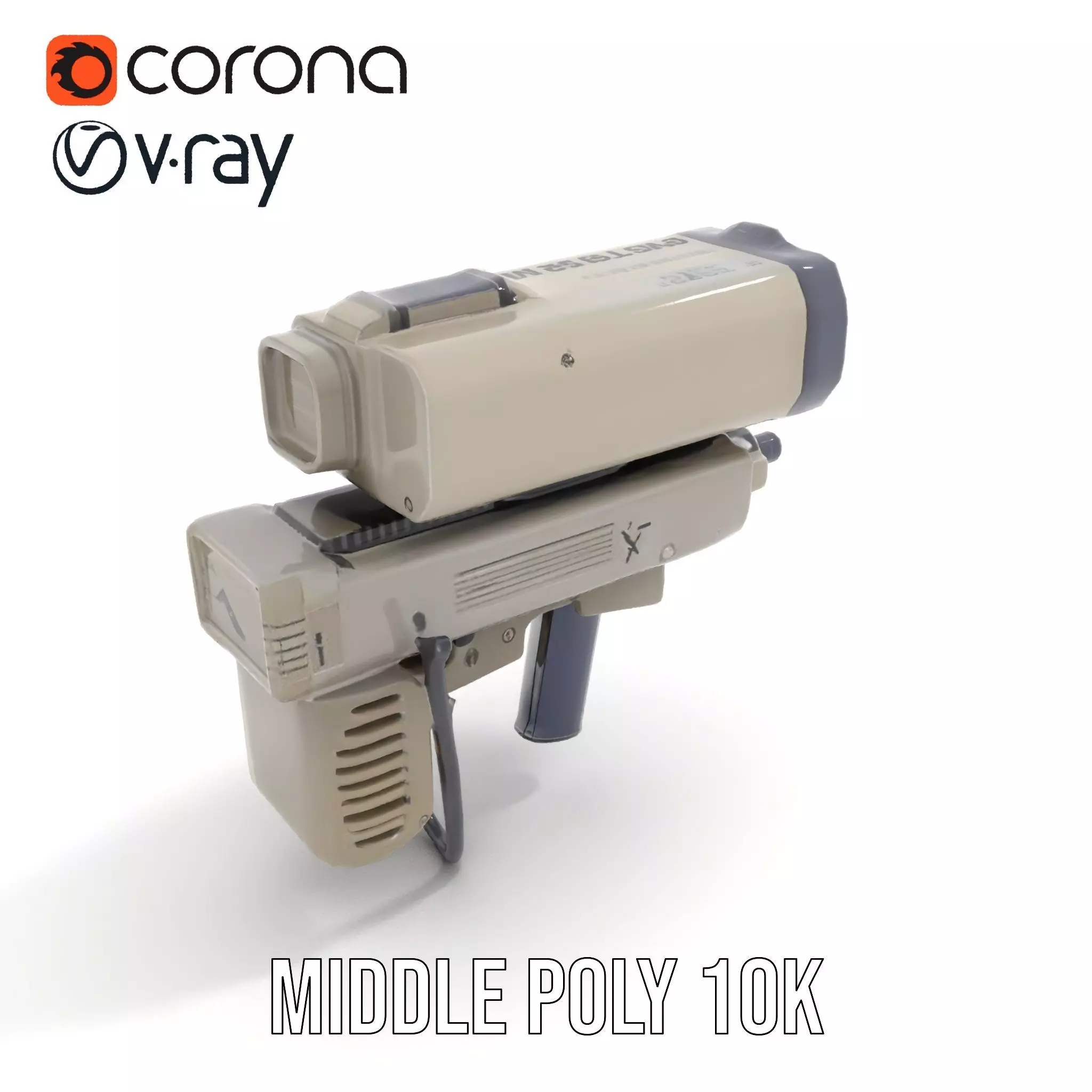 Tactical Targeting System Model Pack Low-poly 3D model_11