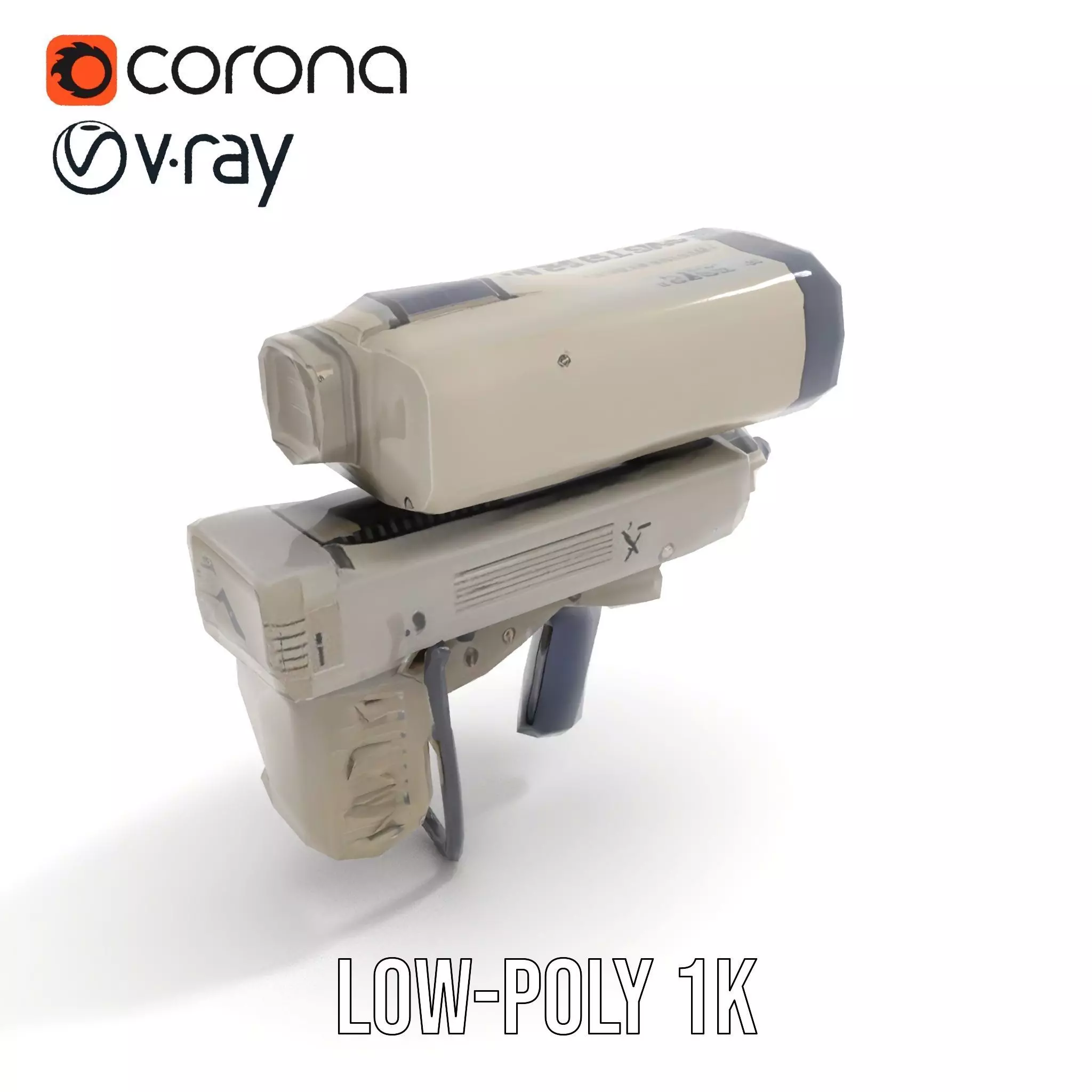 Tactical Targeting System Model Pack Low-poly 3D model_7