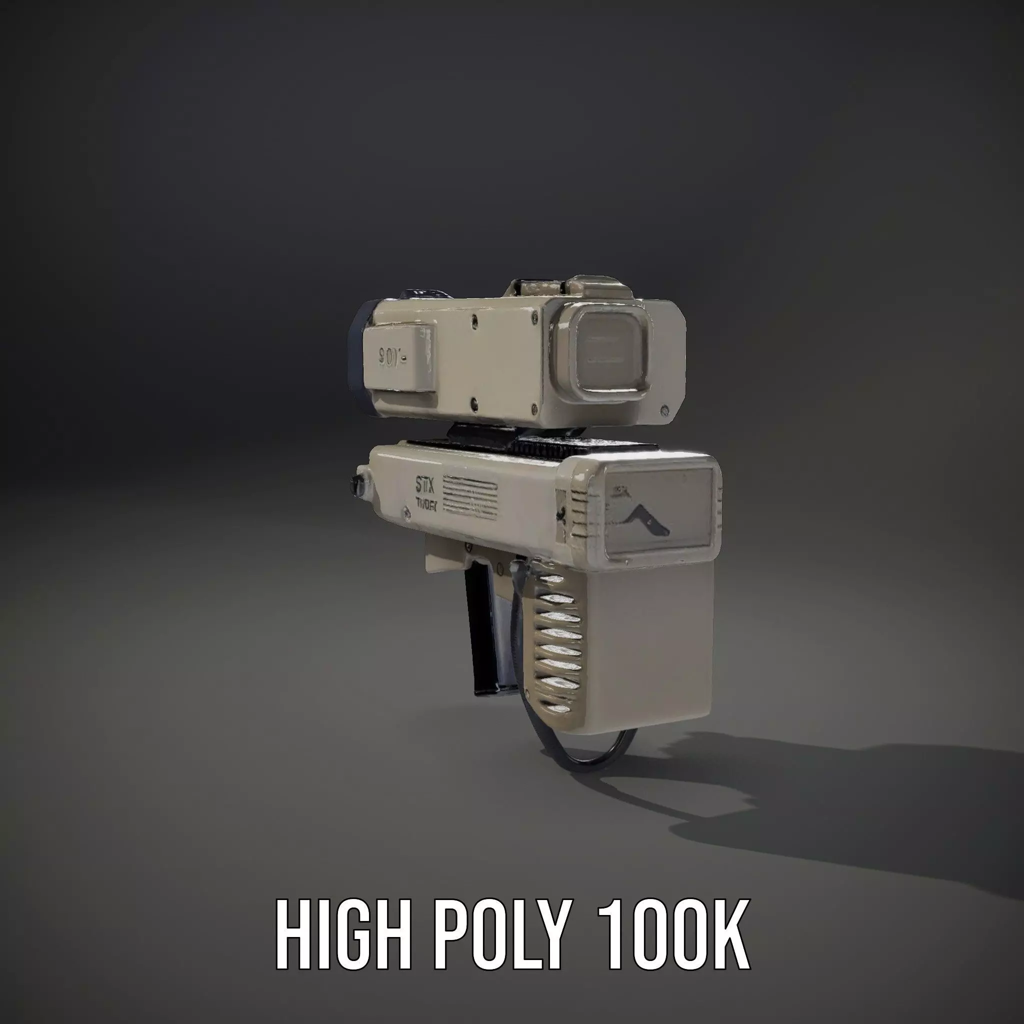 Tactical Targeting System Model Pack Low-poly 3D model_10