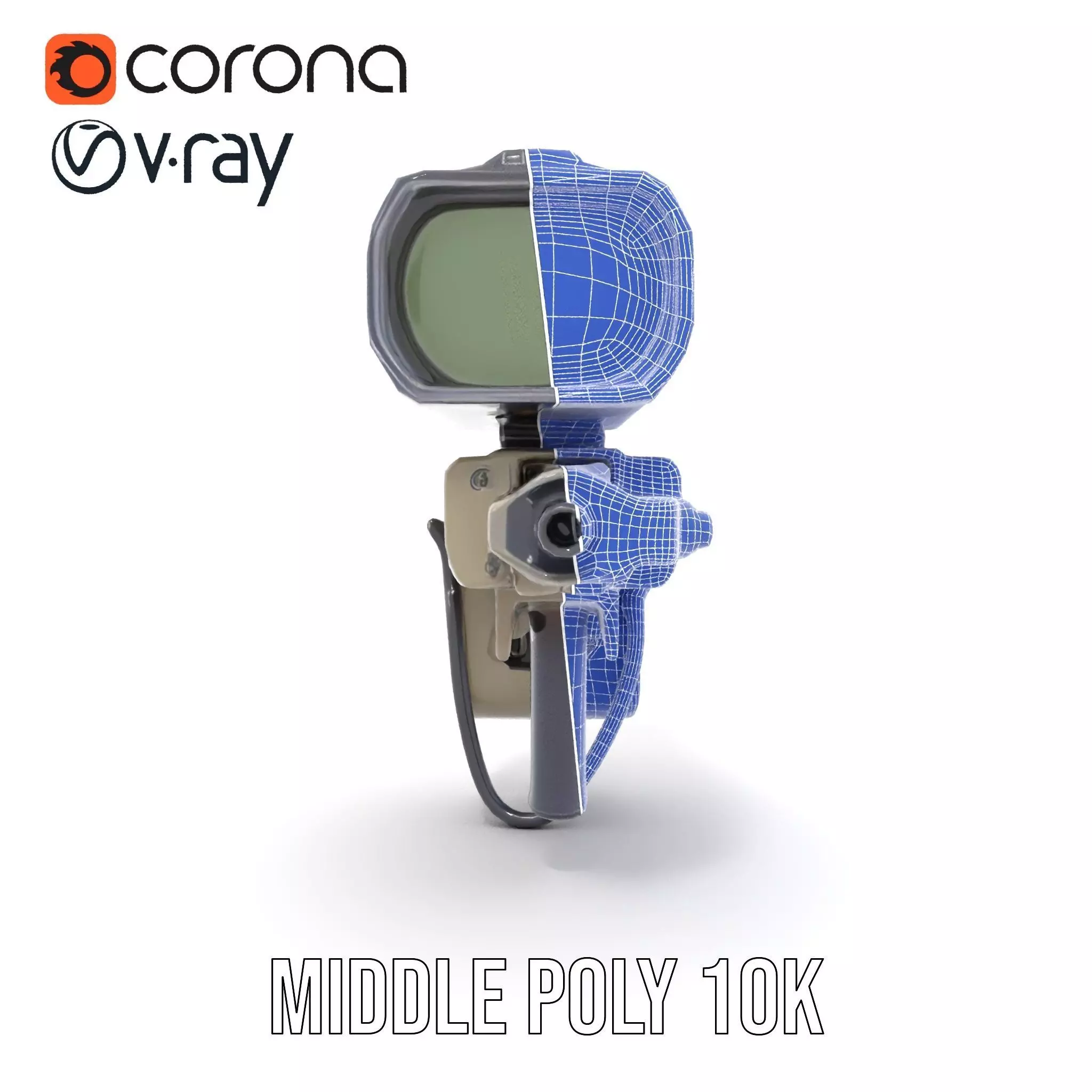 Tactical Targeting System Model Pack Low-poly 3D model_30