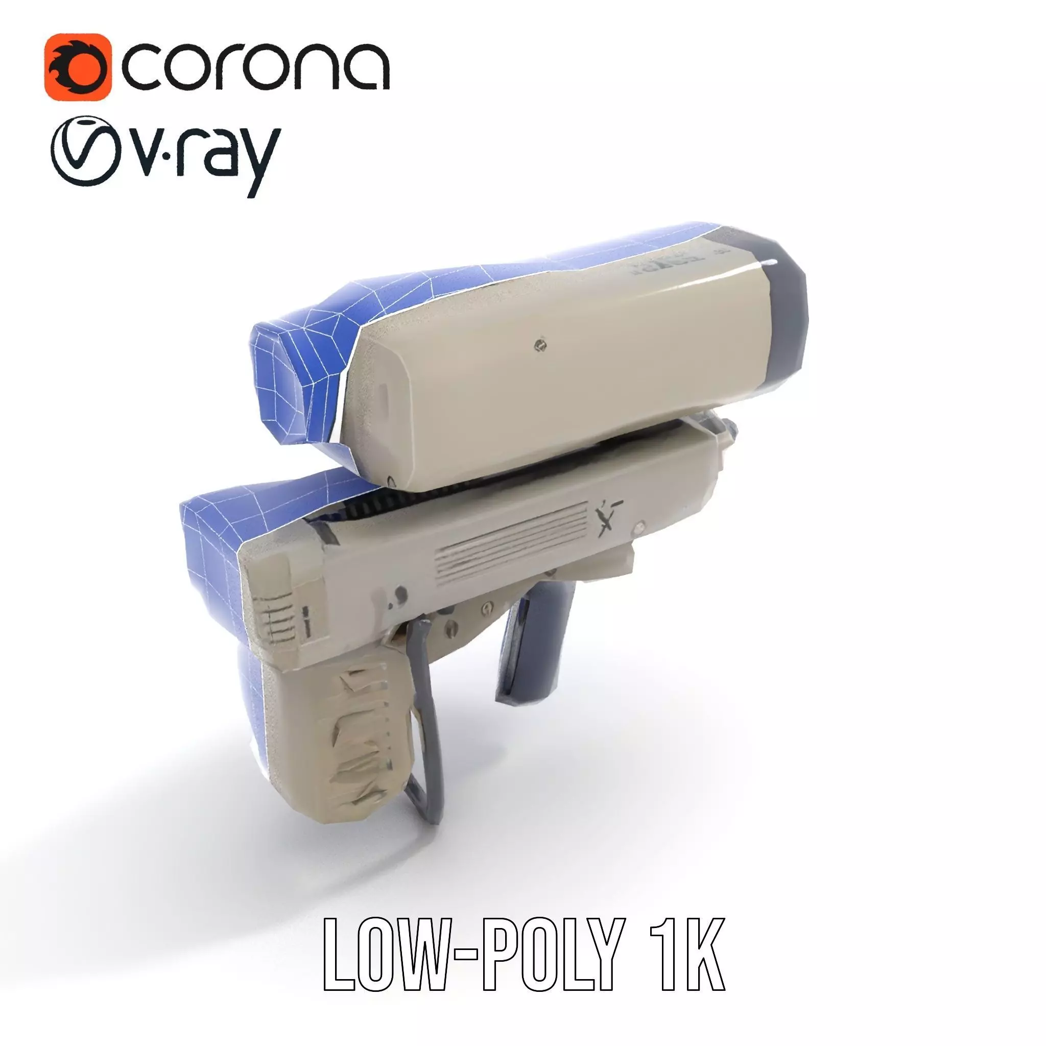 Tactical Targeting System Model Pack Low-poly 3D model_28