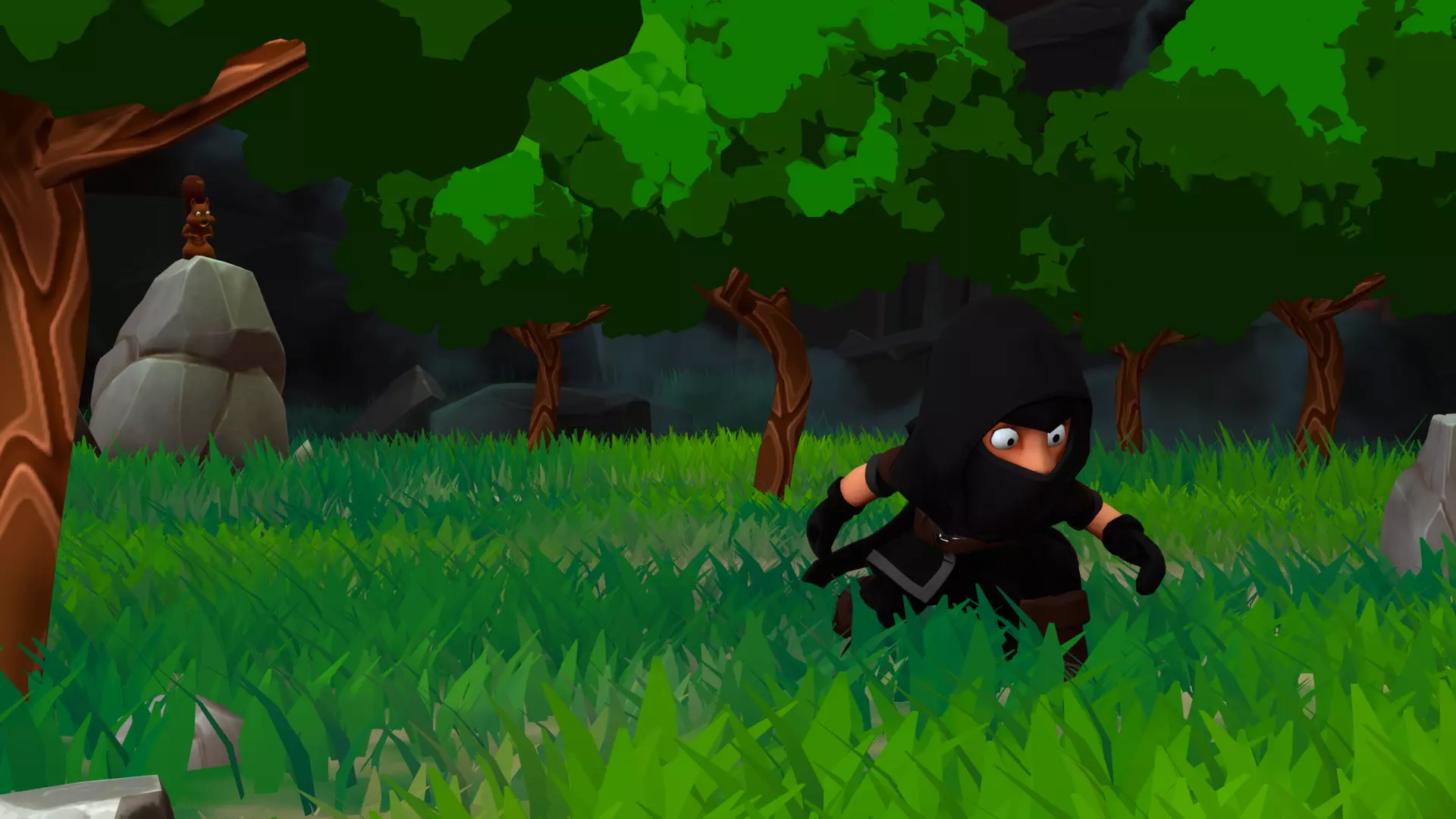 Shadow - Stylized Game-Ready Low Poly Character T-Pose Low-poly 3D model_5
