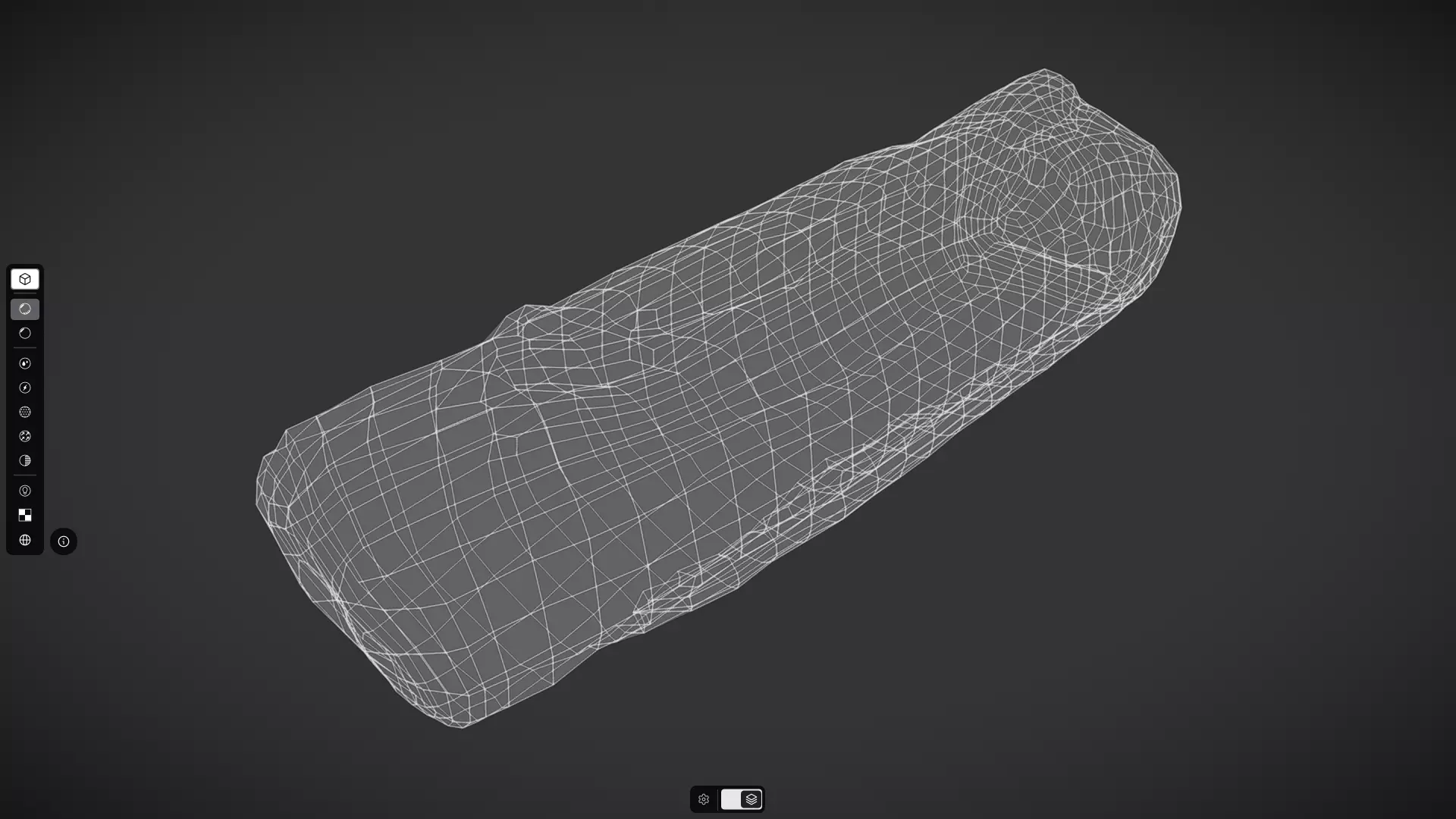 Crepe Roll Low-poly 3D model_2