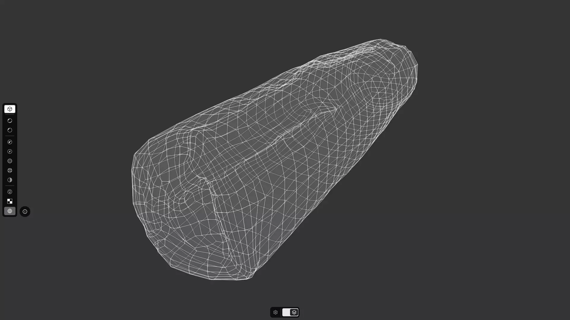 Crepe Roll Low-poly 3D model_6