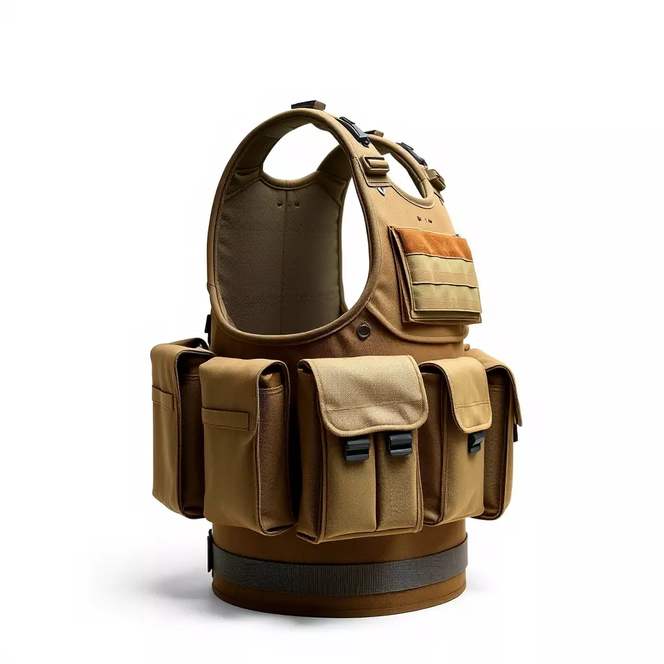 Tactical Vest Model Pack for Game and Film Production Low-poly 3D model_2