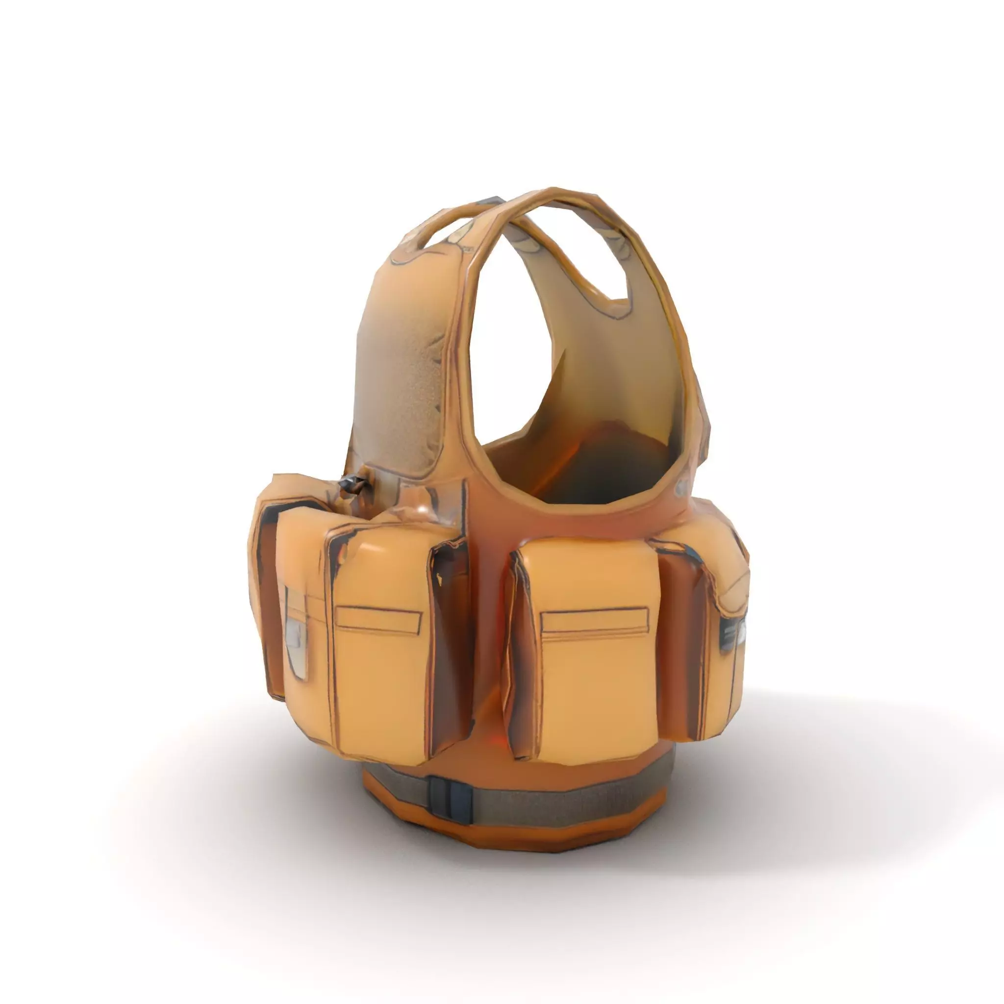 Tactical Vest Model Pack for Game and Film Production Low-poly 3D model_14