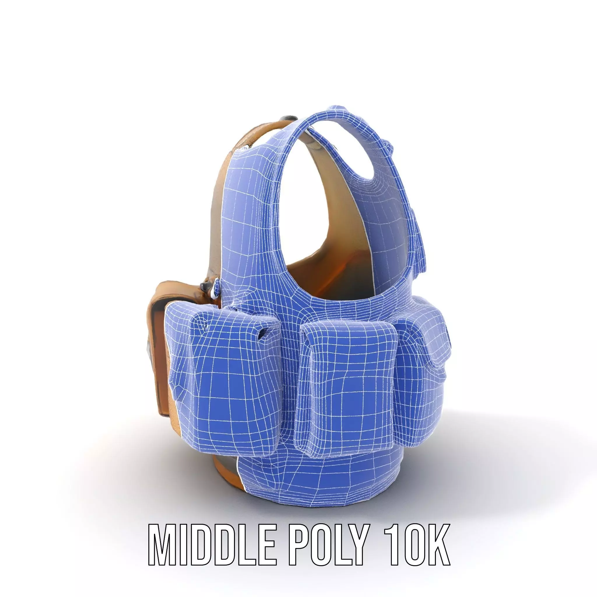 Tactical Vest Model Pack for Game and Film Production Low-poly 3D model_18