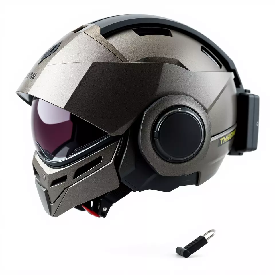 Futuristic Motorcycle Helmet Model Pack Low-poly 3D model_2