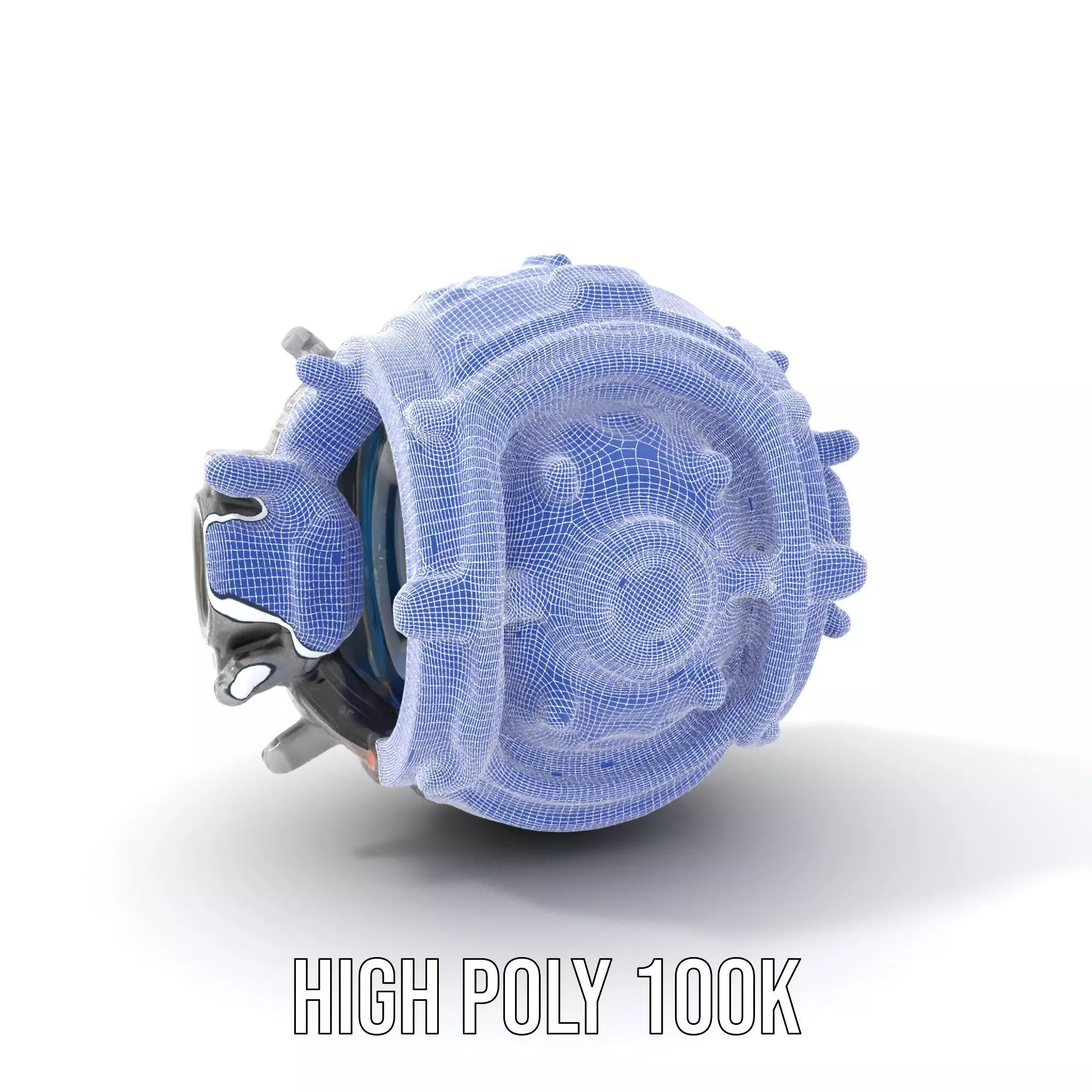 Futuristic Mechanical Orb Model Pack for SciFi Projects Low-poly 3D model_4