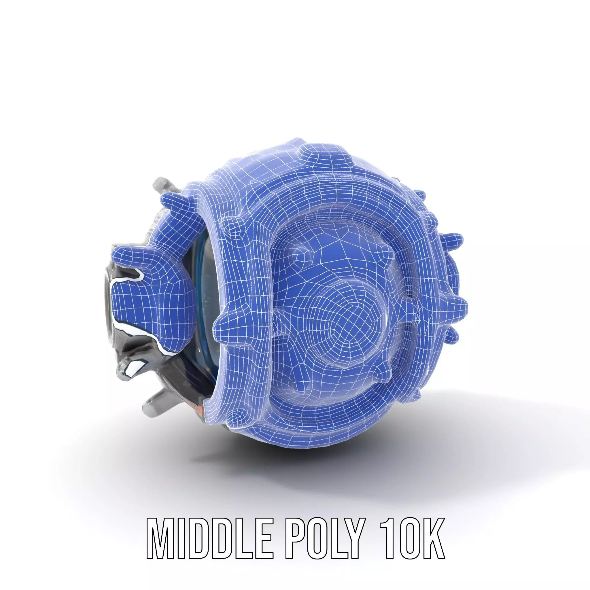 Futuristic Mechanical Orb Model Pack for SciFi Projects Low-poly 3D model_21