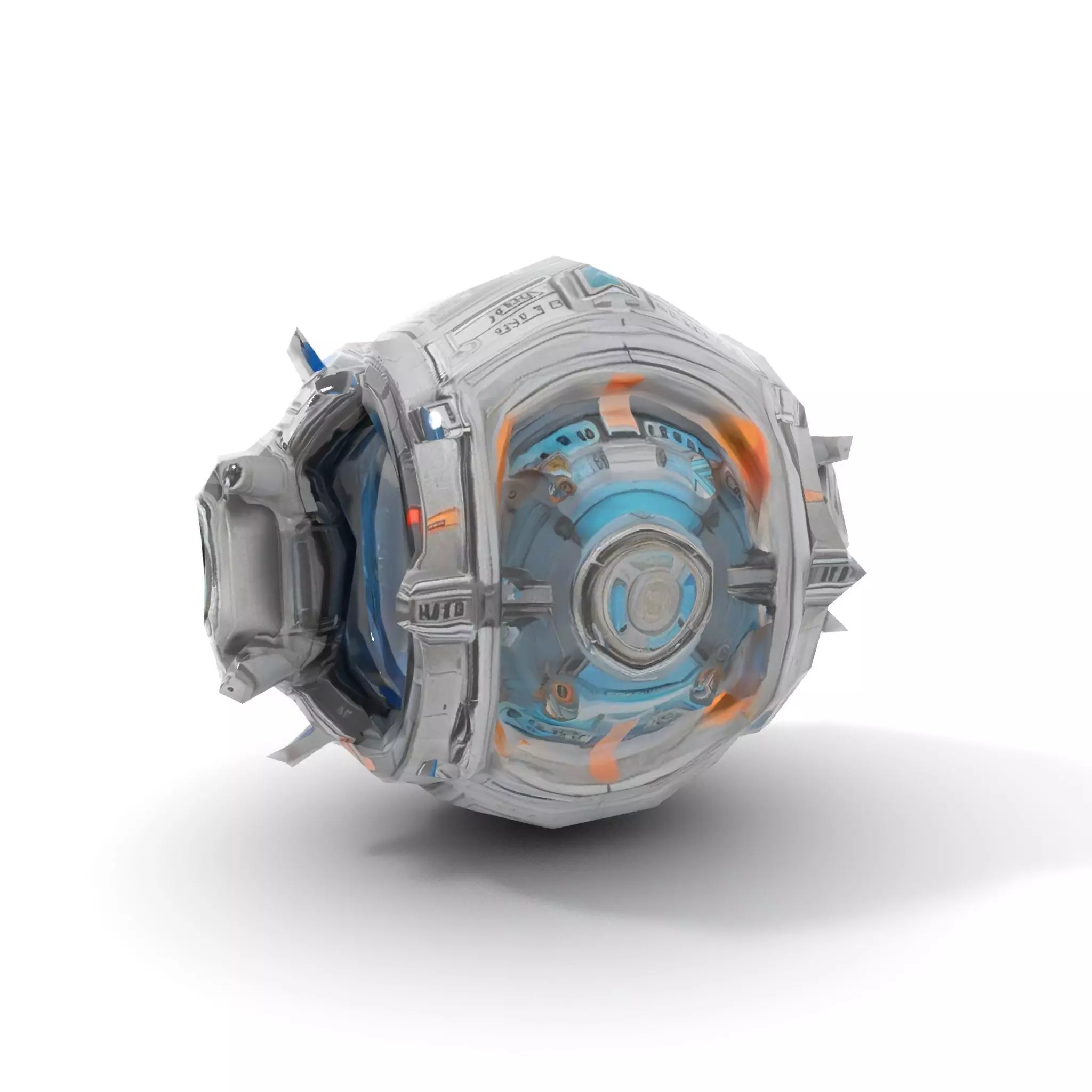 Futuristic Mechanical Orb Model Pack for SciFi Projects Low-poly 3D model_19