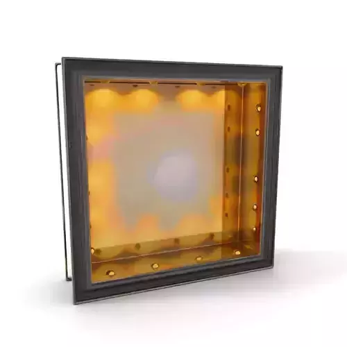 Illuminated Display Frame Model Pack with LED Lights Low-poly 3D model
