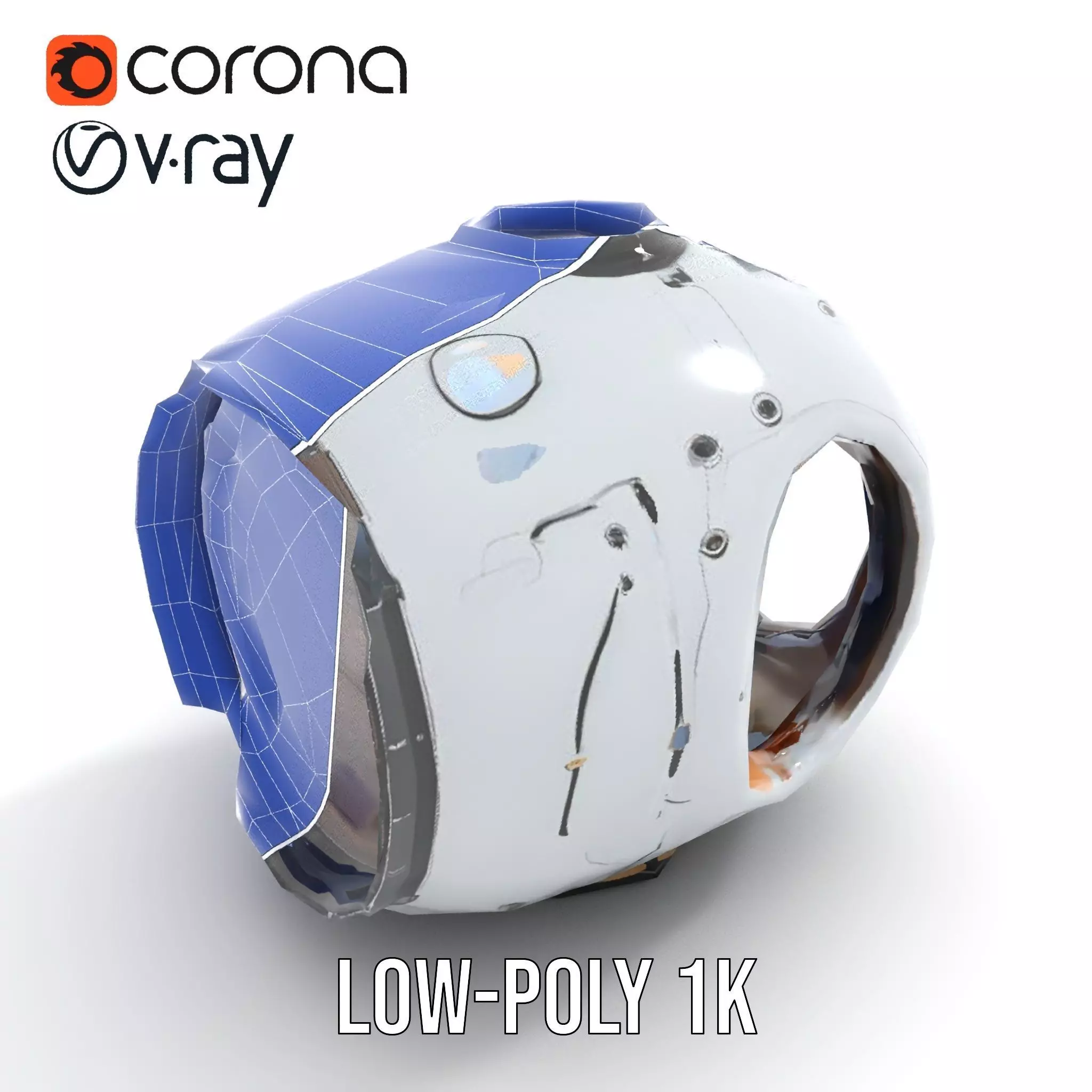 Futuristic Lighting Sphere Model Pack Low-poly 3D model_19