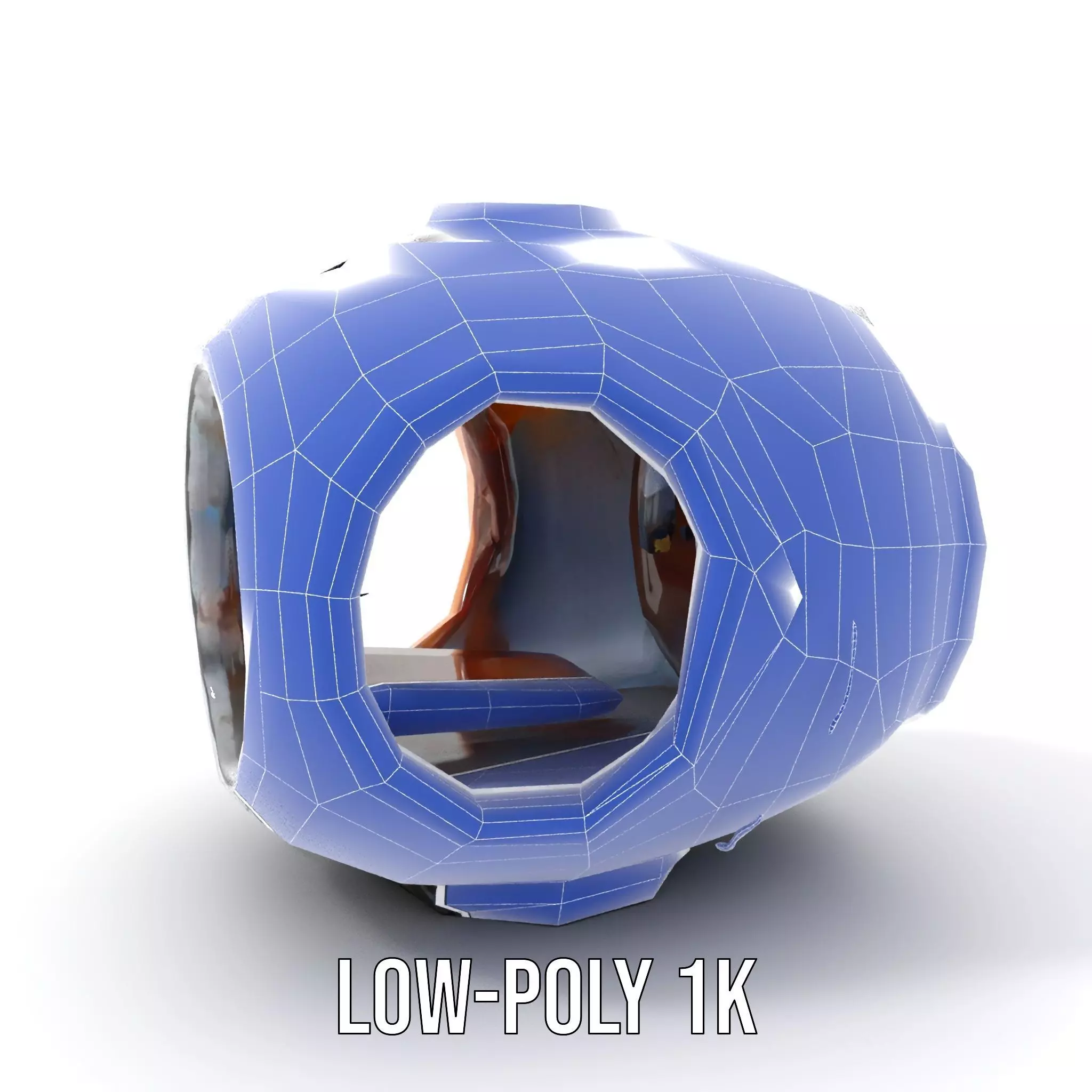 Futuristic Lighting Sphere Model Pack Low-poly 3D model_22